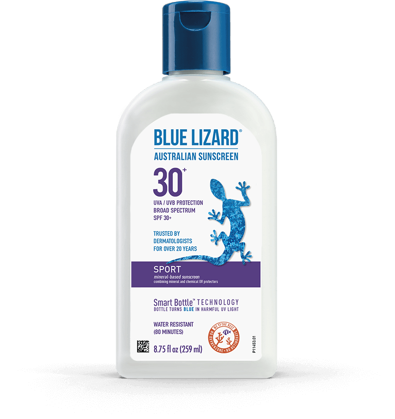 blue lizard sunscreen