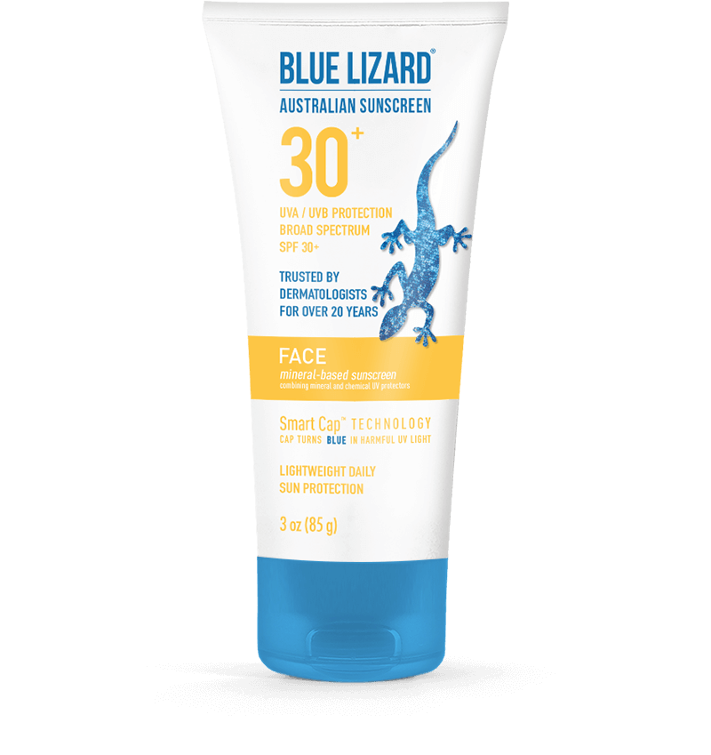 blue lizard sunscreen for face