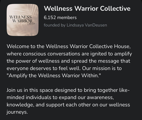 Wellness Warrior Collective Clubhouse overview