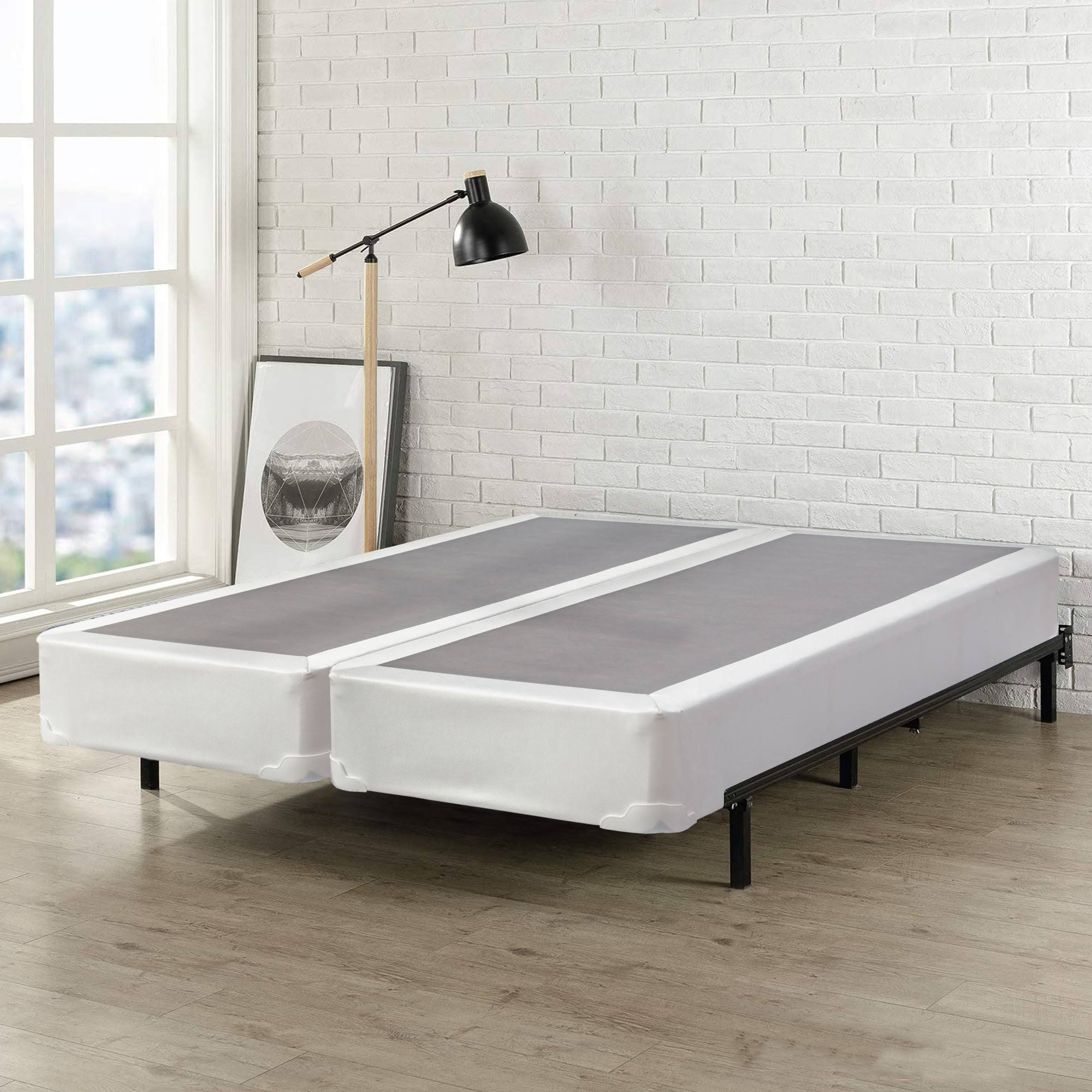 Continental Sleep, 4-Inch Low Profile Split Wood Fully Assembled Box Spring For Mattress, Twin