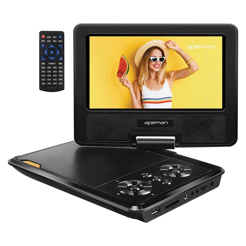 Apeman 7.5 In. 720p Hd Portable Dvd Player With Swivel Screen And Remote