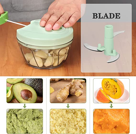 straal mezelf hel Food Processor - Easy Pull Food Chopper - Vegetable Slicer and Dicer - –  The Tudo Stores