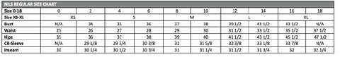 Nils size chart