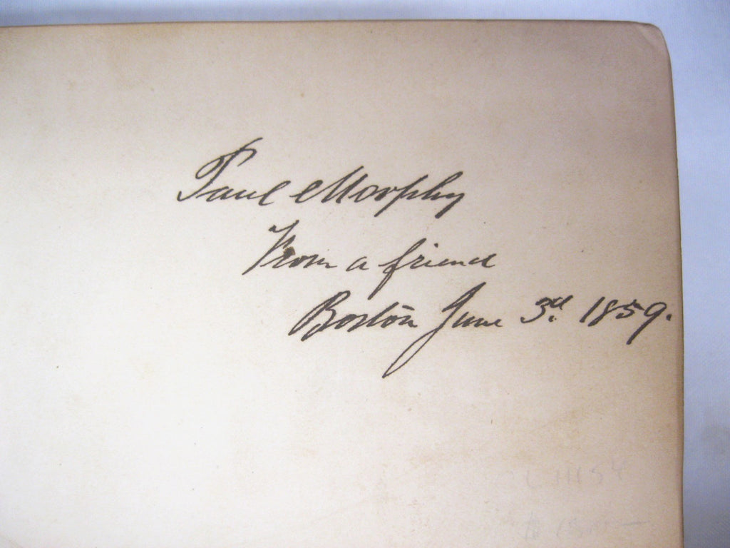 Paul Morphy's signature