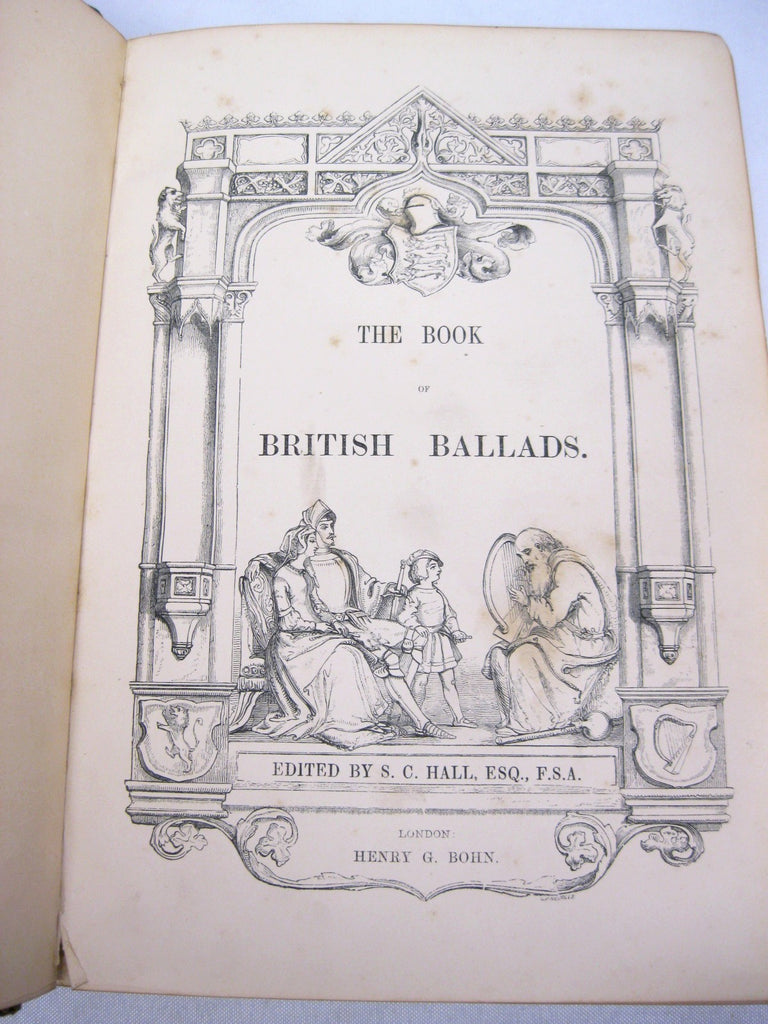 Book of British Ballads title page