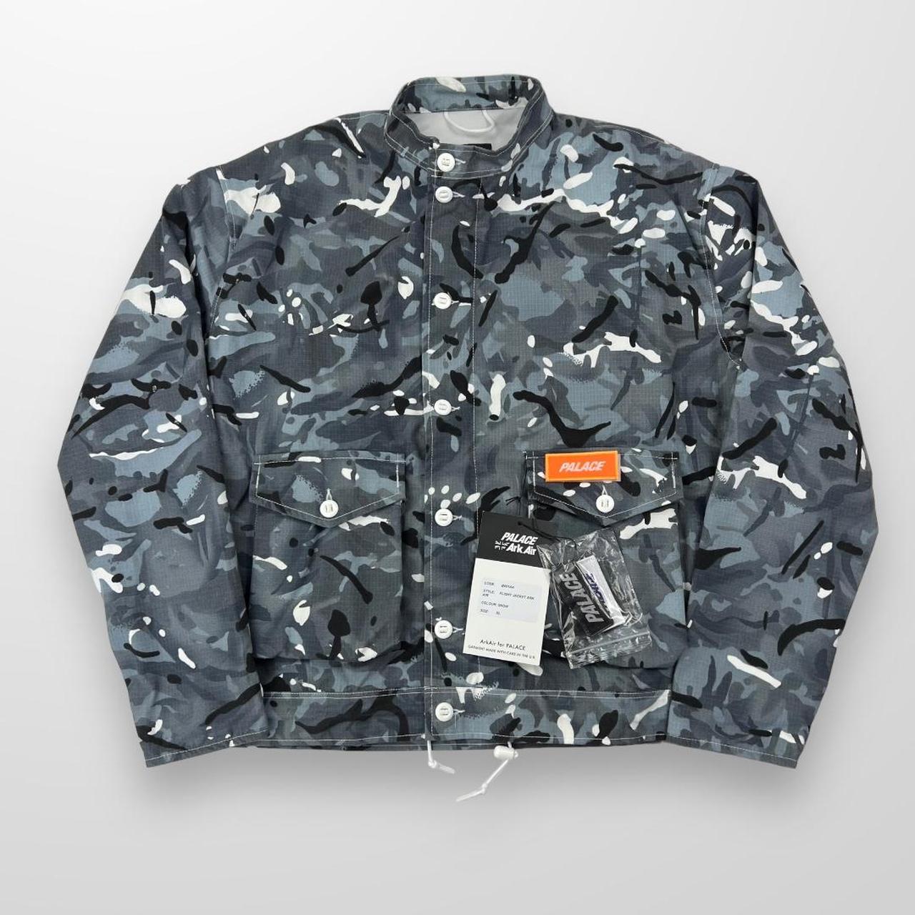 Palace Ark Air Unlined Smock Jacket In Black W/ Dreamscape Picture