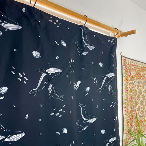 EASY-HOOK system hanging blind to a curtain pole