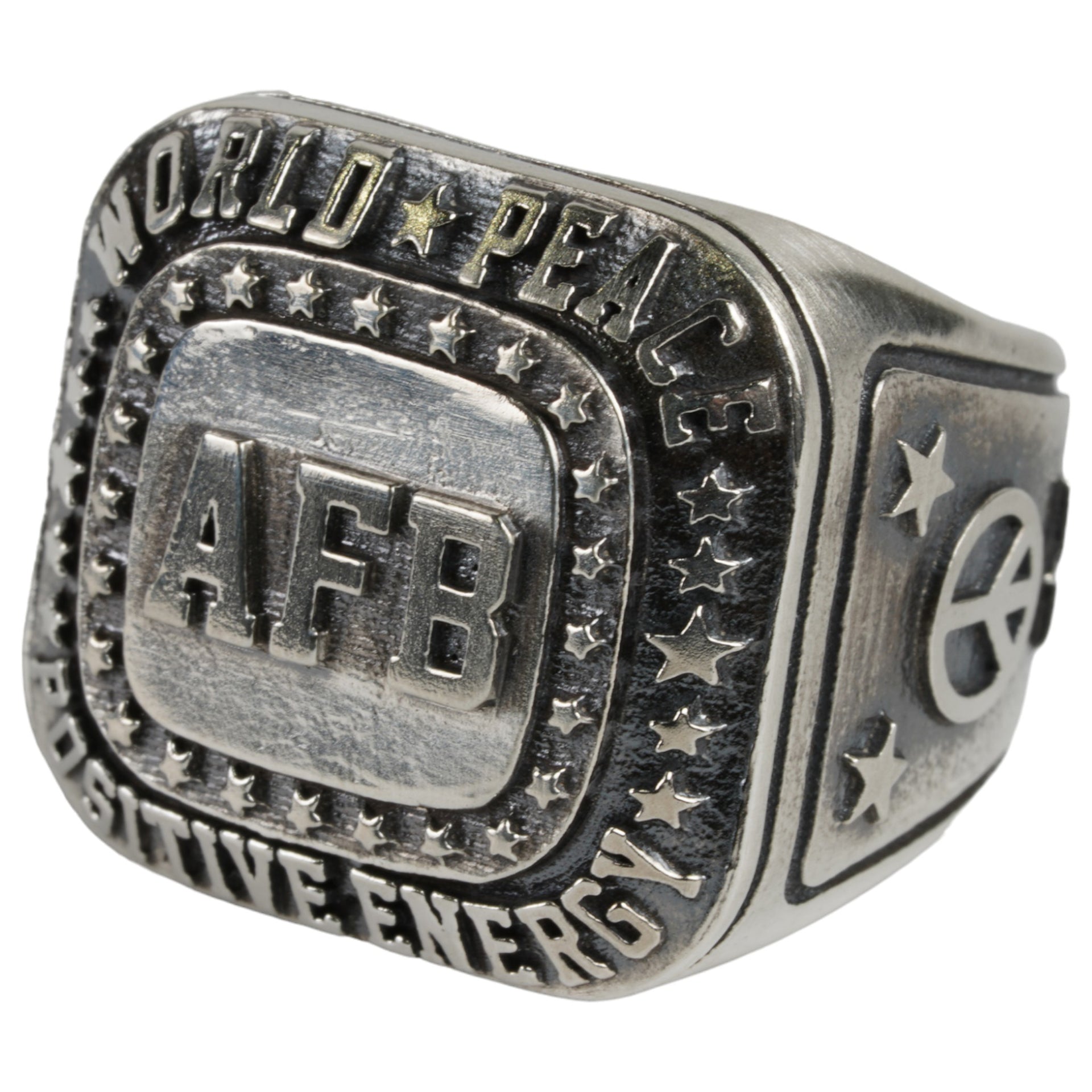 COLLEGE RING / SILVER