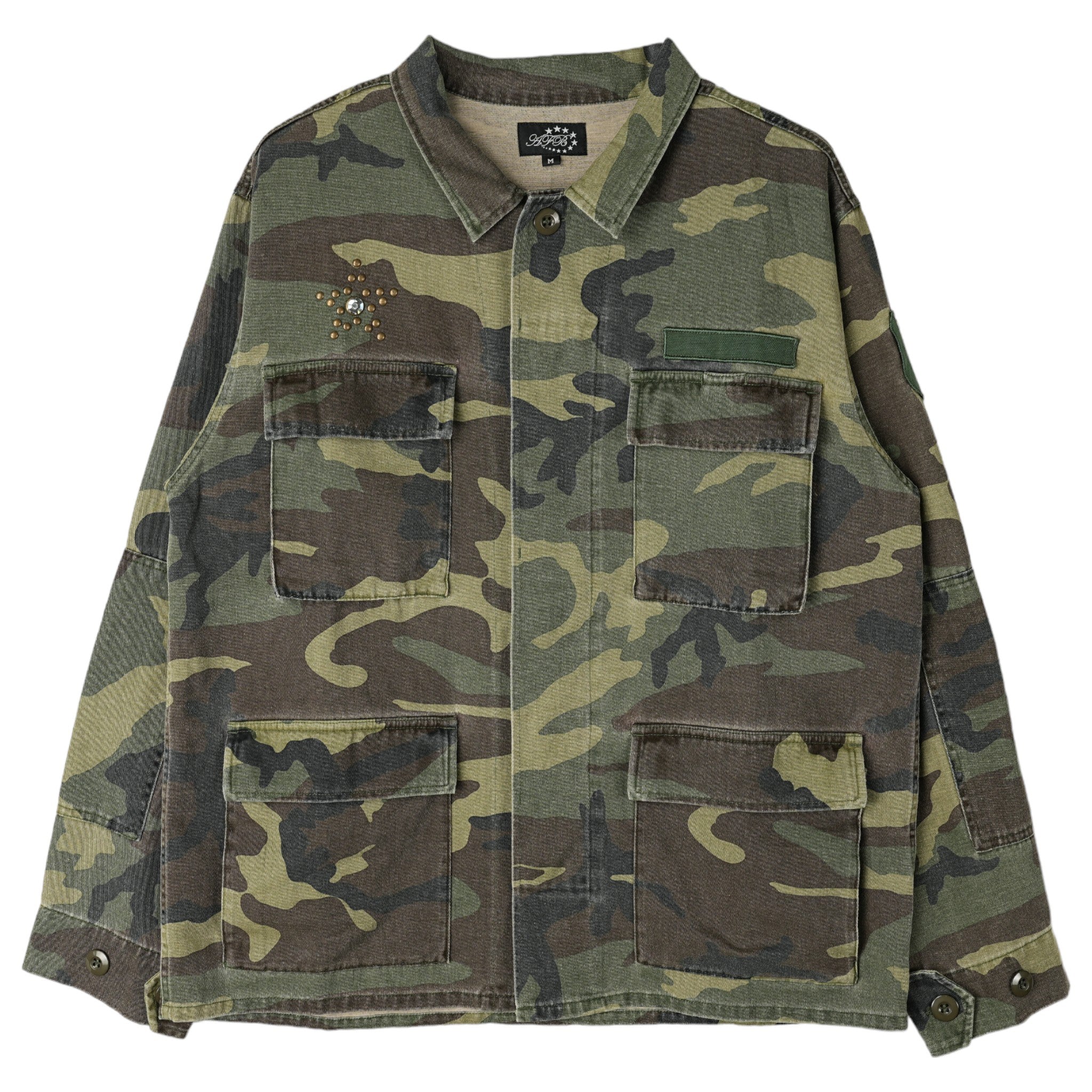 STUDDED MILITARY SHIRTS / CAMO | 198201111959 | GR8