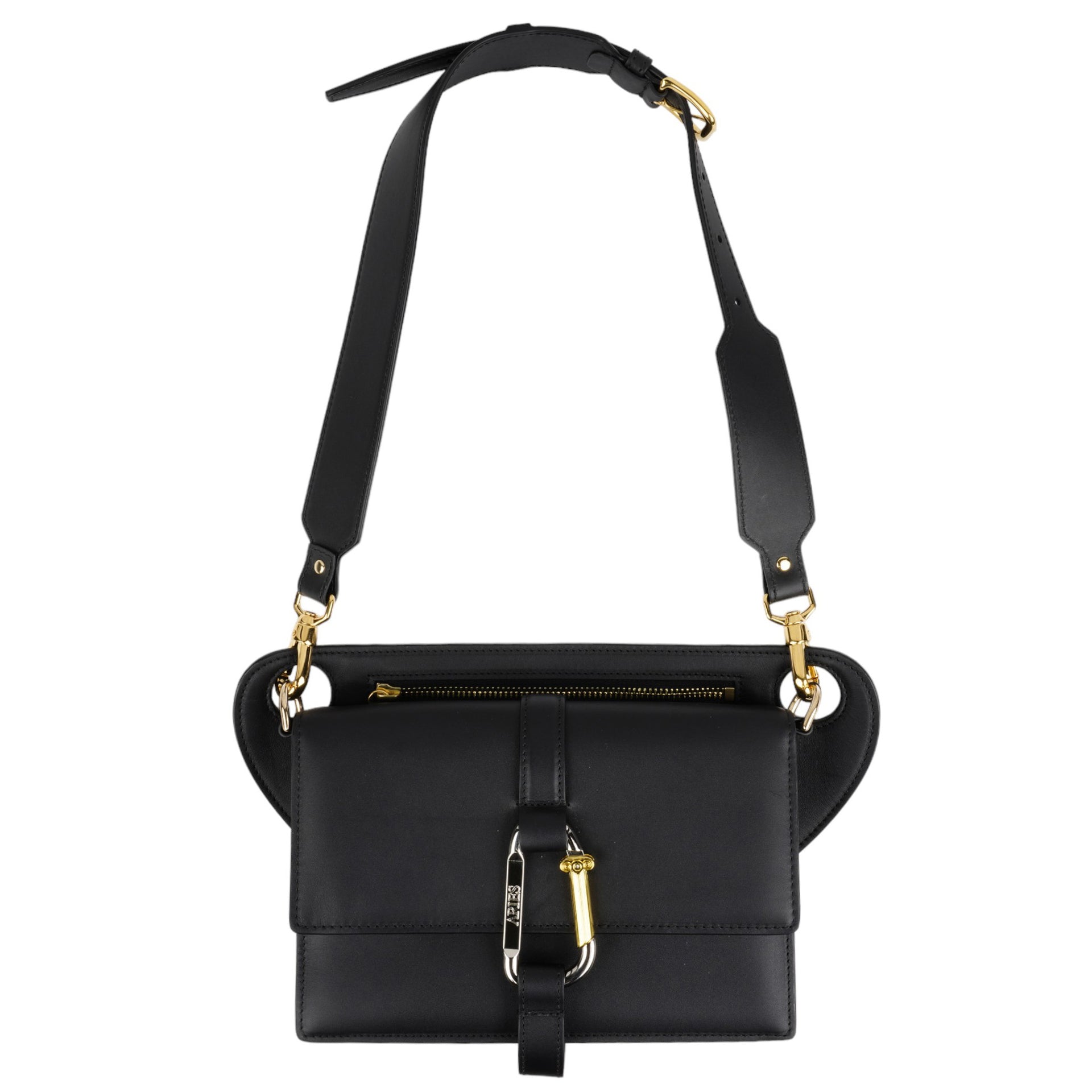 LEATHER KASPER BAG / BLACK