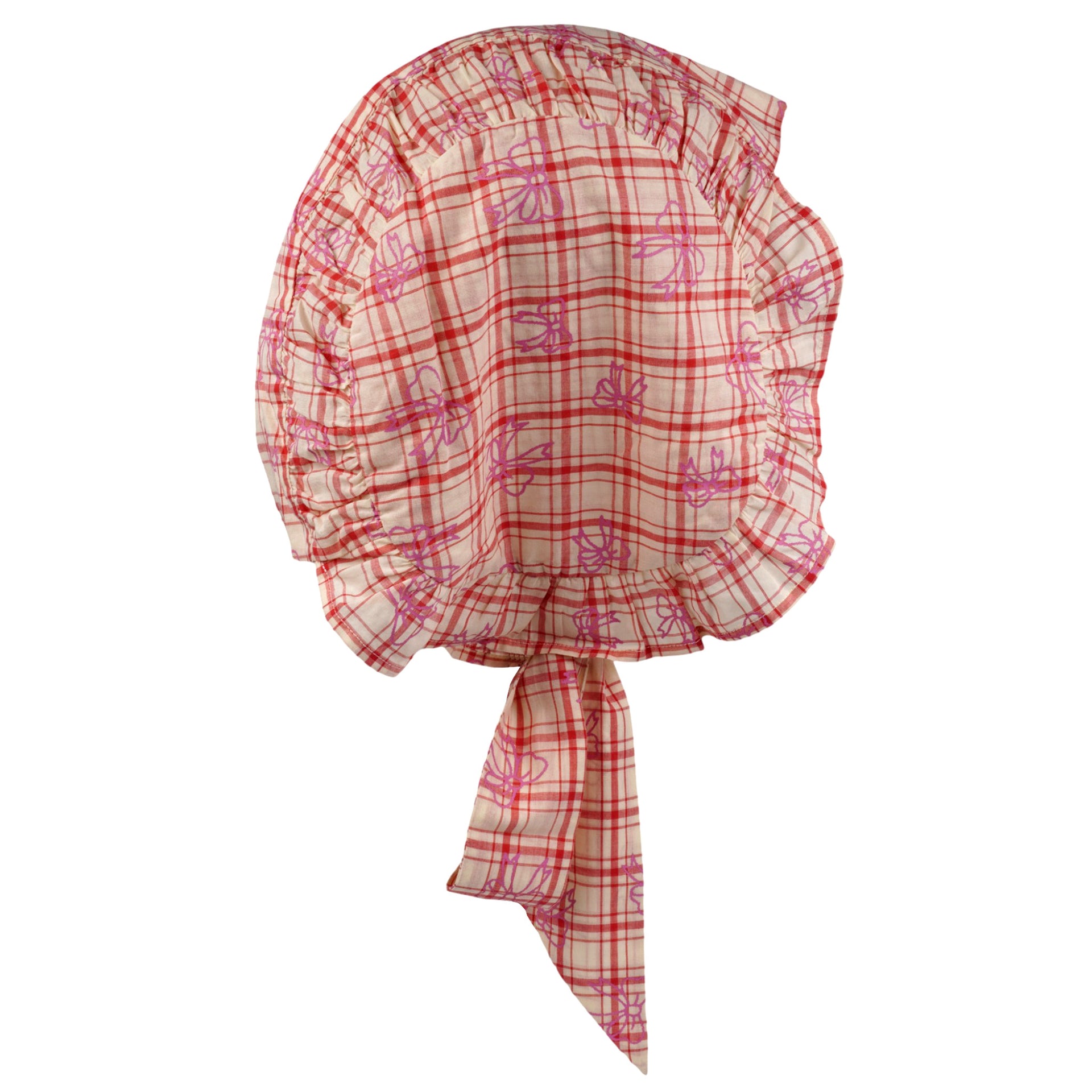 BONNET / RED CHECK