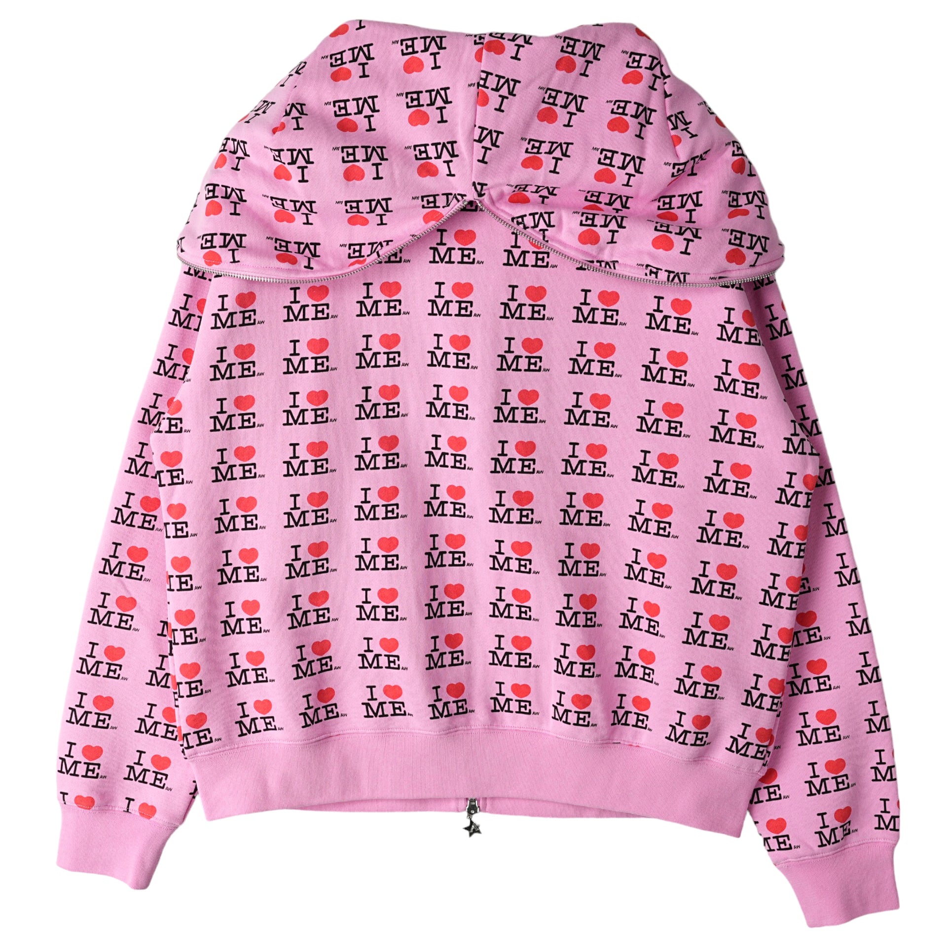 I HEART ME BUTTERFLY HOODIE / PINK