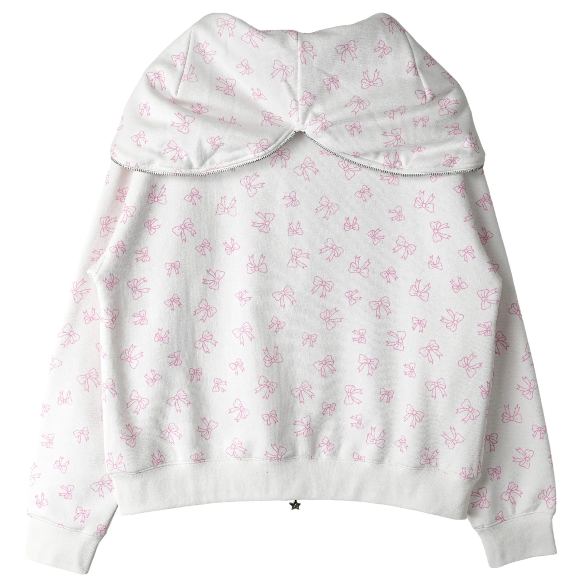 BOW BUTTERFLY HOODIE / WHITE