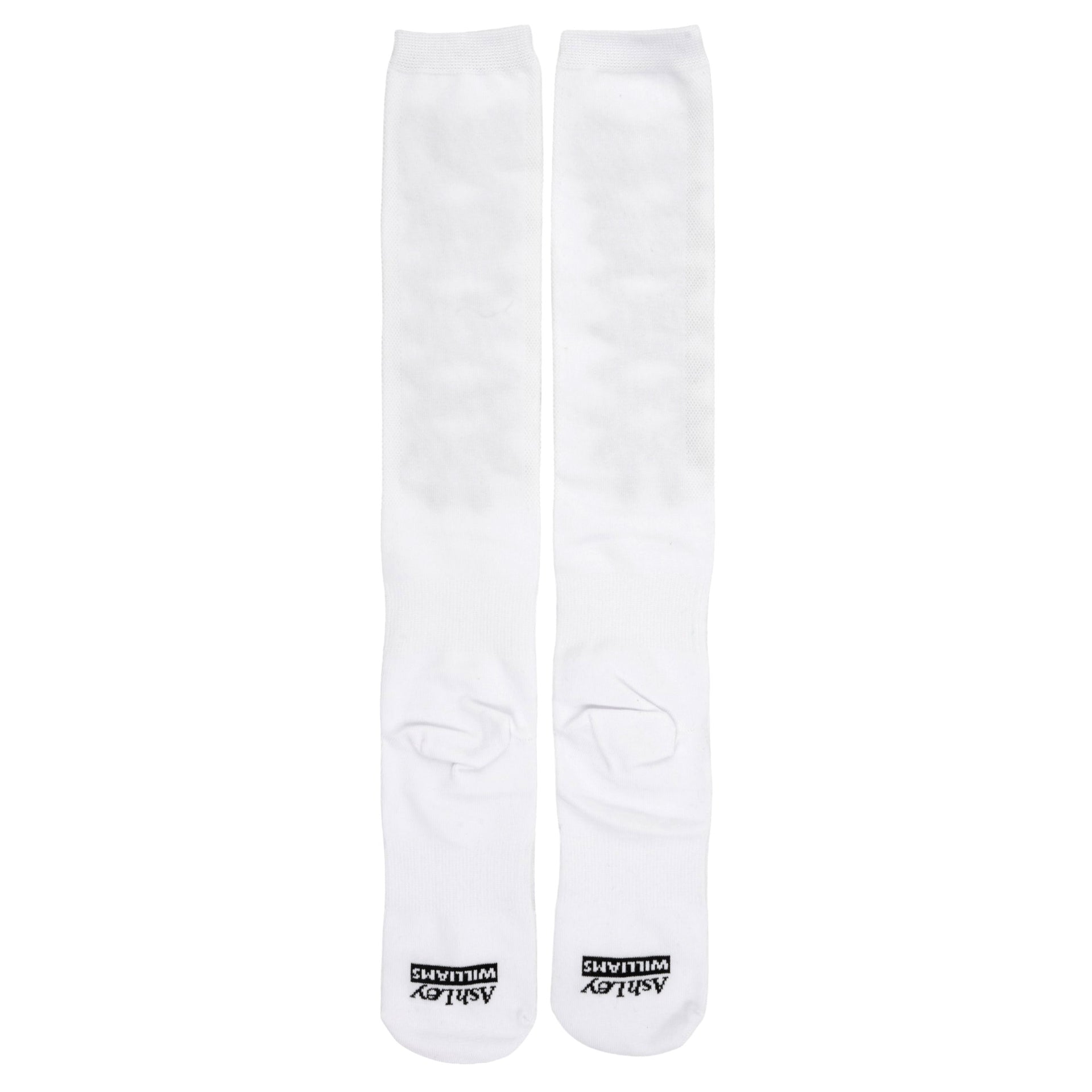 LACE KNEE SOCKS / WHITE