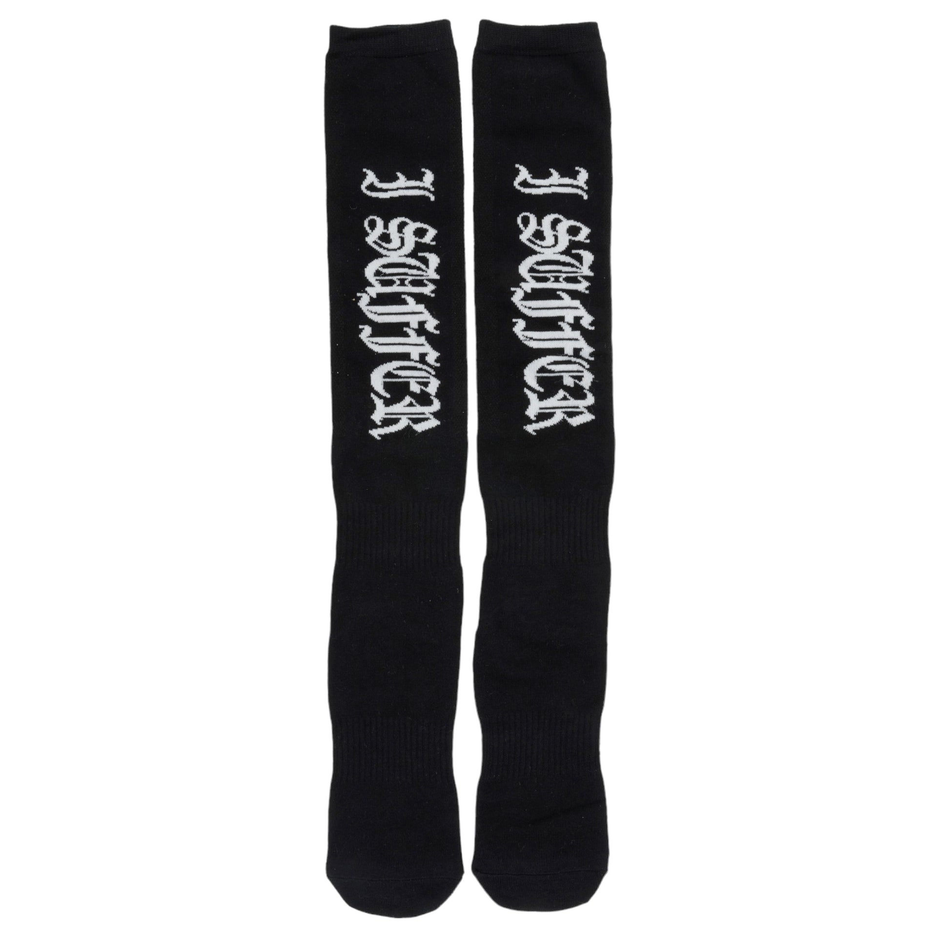 LACE KNEE SOCKS / BLACK