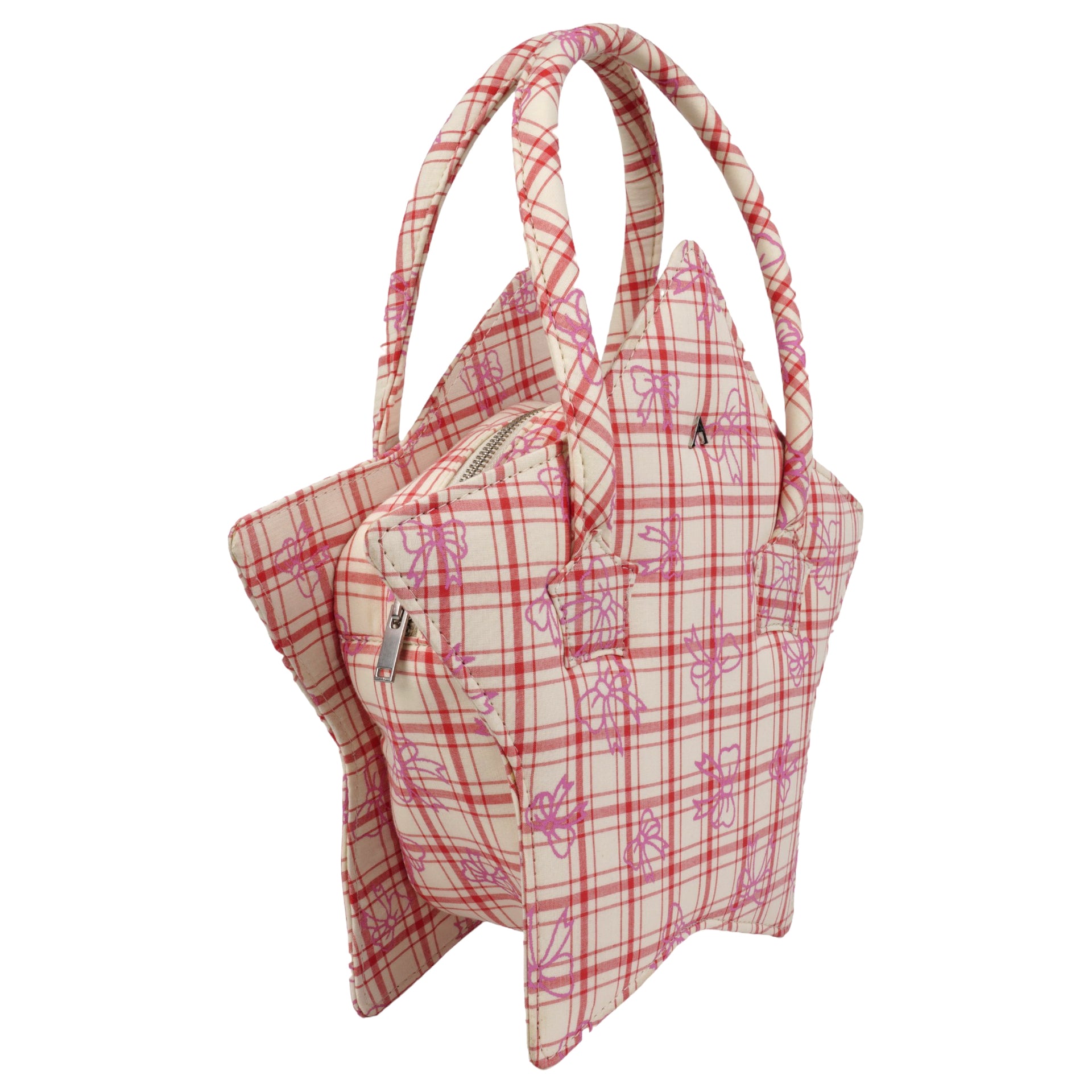 STAR BAG / RED CHECK W. BOWS