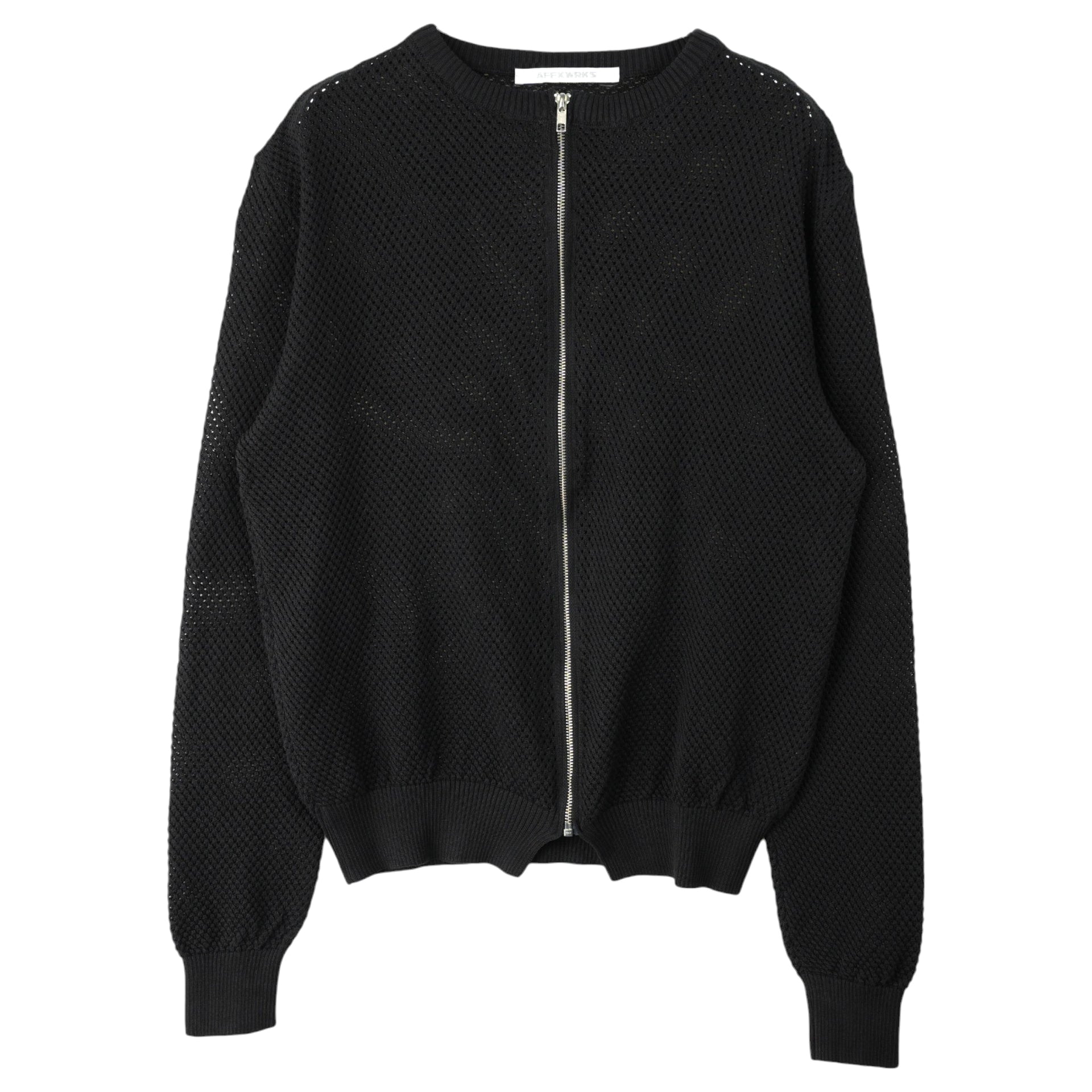 PERFORATED KNIT / BLACK