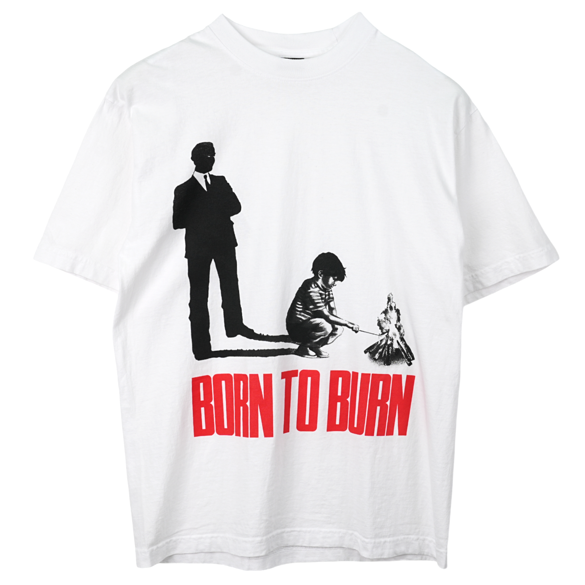 BORN TO BURN T-SHIRT / WHITE