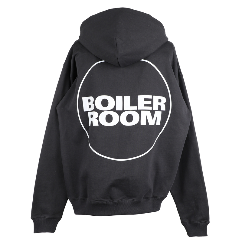 ロゴTシャツ新品 BOILER ROOM DIAMANTE HOODIE BLACK L