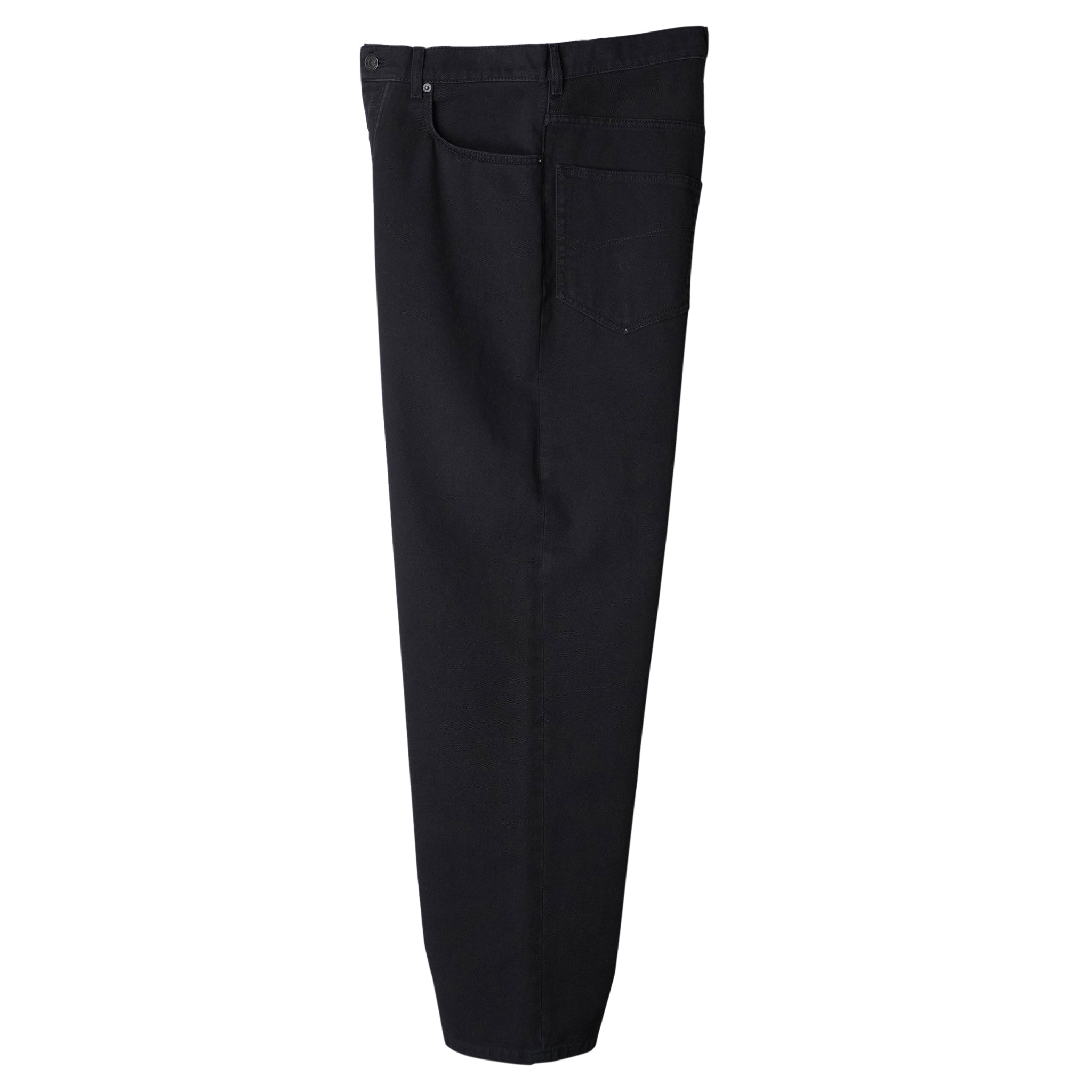 BALENCIAGA BAGGY PANTS PEACH PITCH BLACKwidedenim