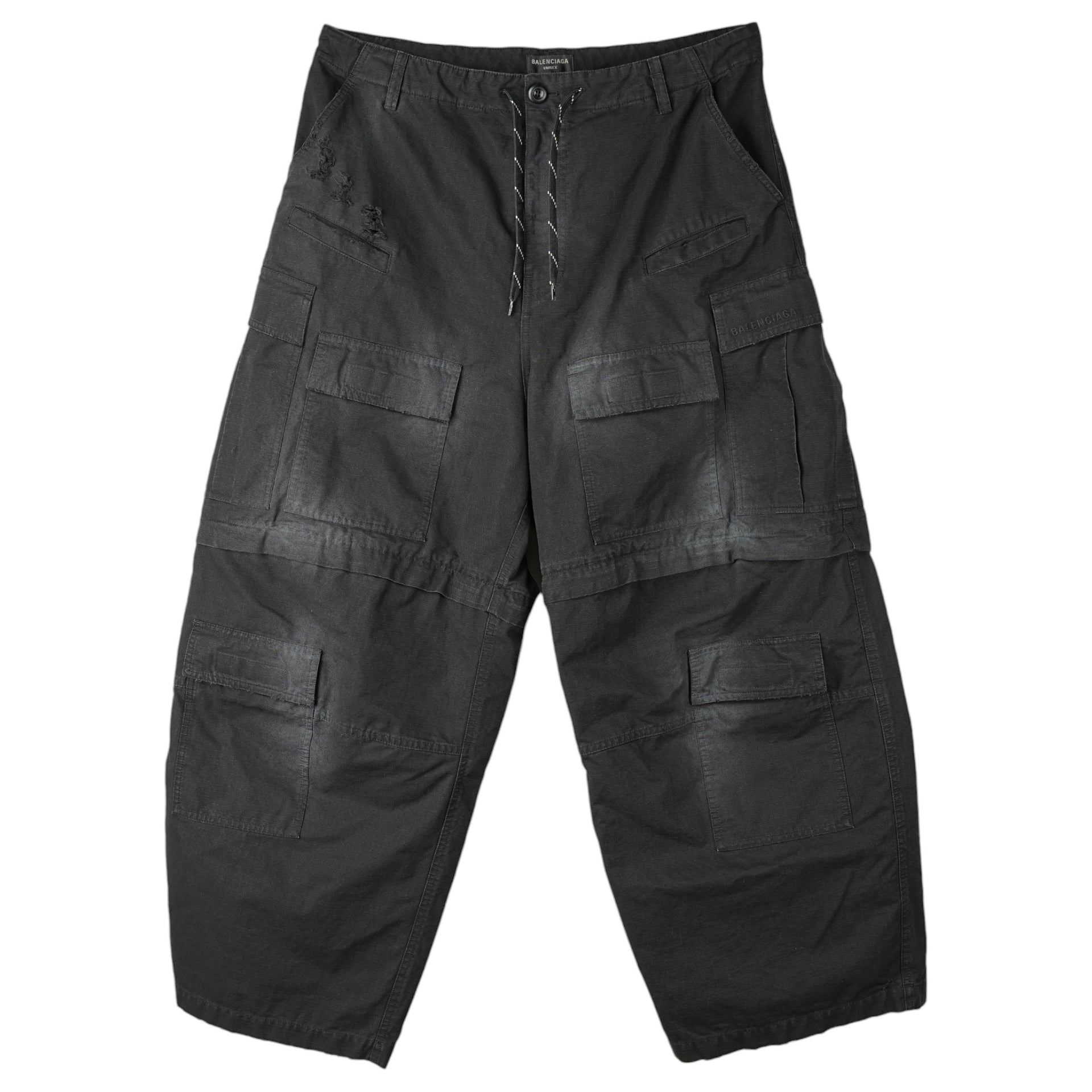 LARGE CARGO PANTS / 1000:BLACK