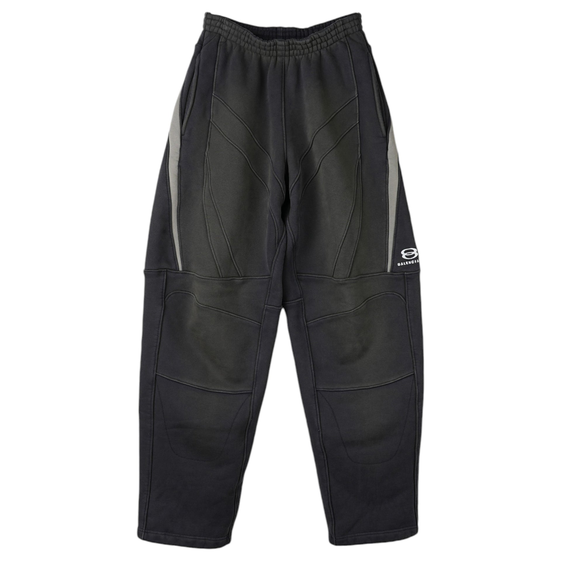 BIKER SWEATPANTS / 1070:BLACK/WHITE