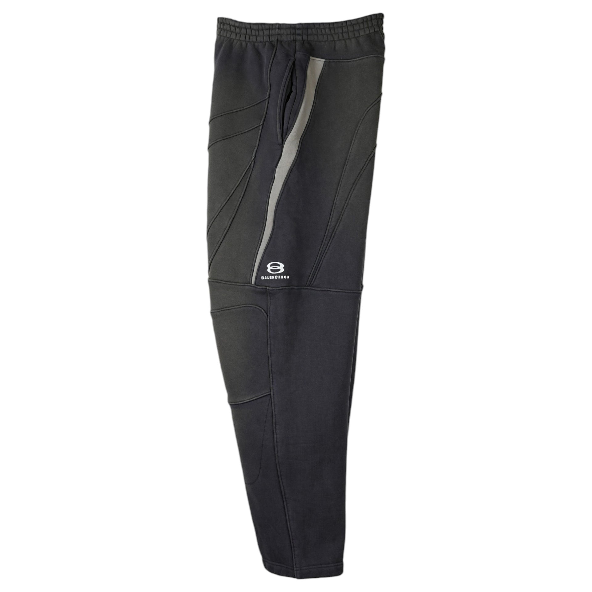 BIKER SWEATPANTS / 1070:BLACK/WHITE