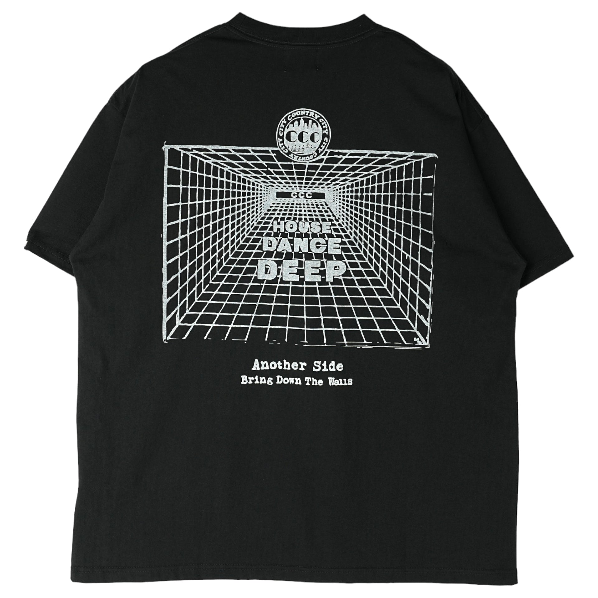 COTTON T-SHIRT HOUSE DANCE DEEP / BLACK