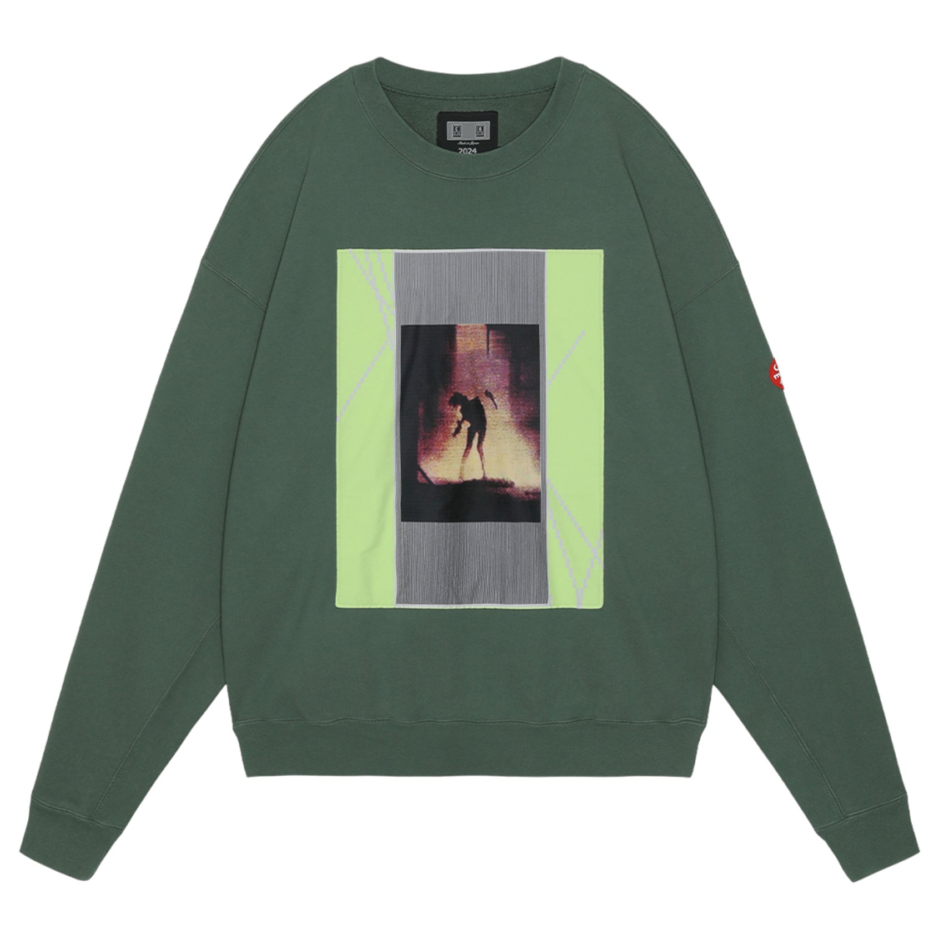 WASHED VS 8B CREWNECK / GREEN