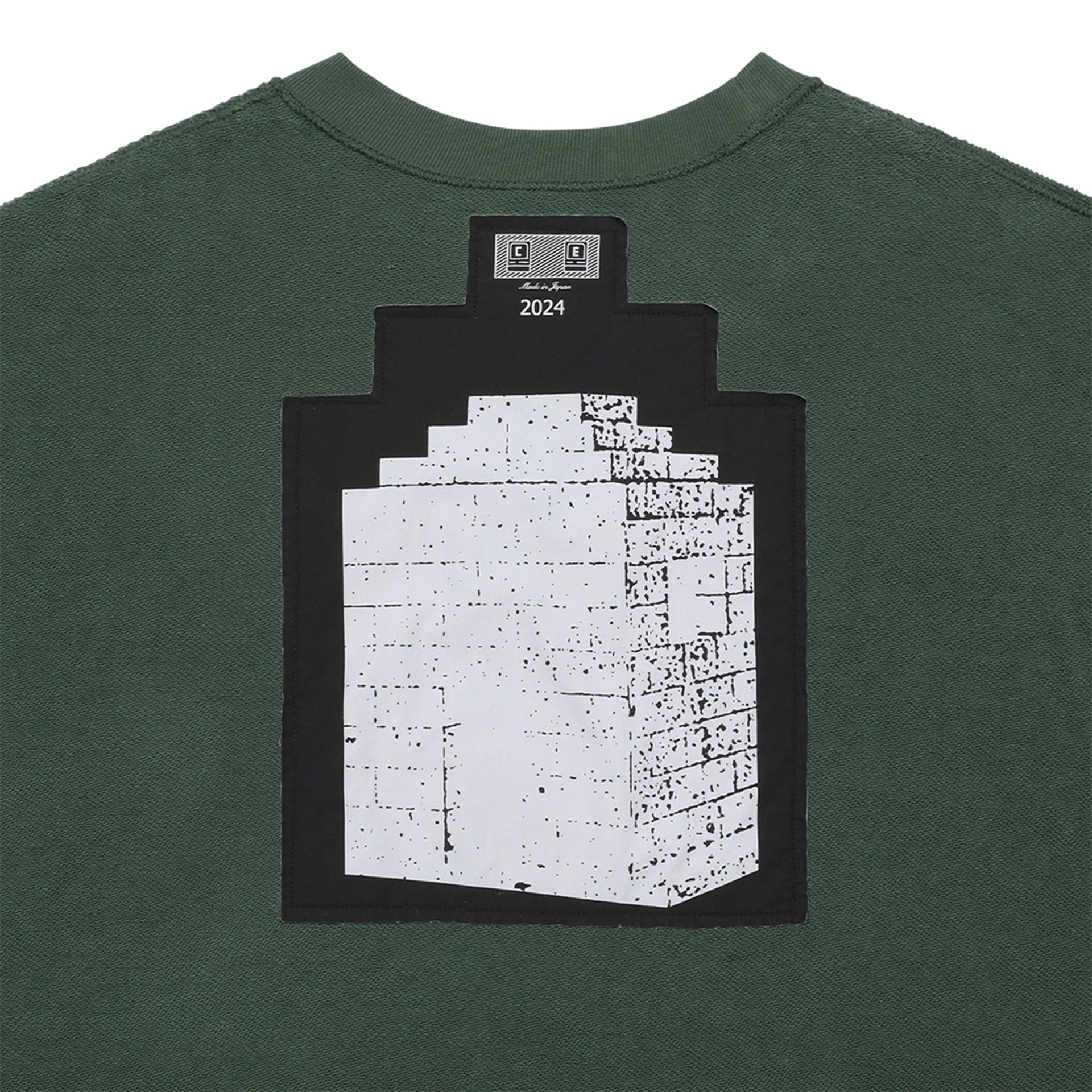 WASHED VS 8B CREWNECK / GREEN