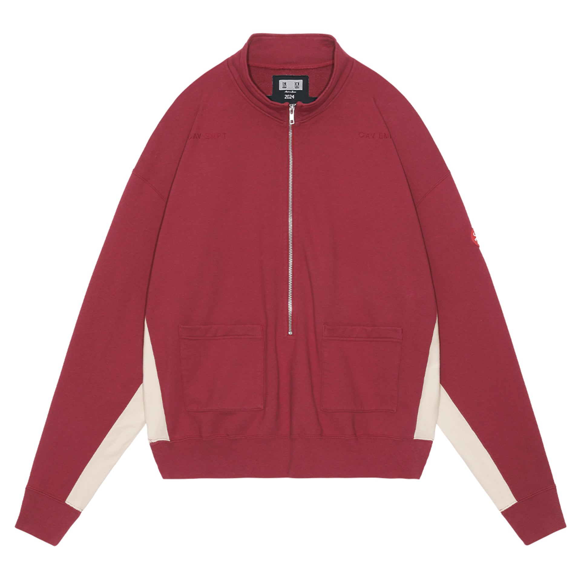 TWO THIRDS ZIP UP SWEAT / RED