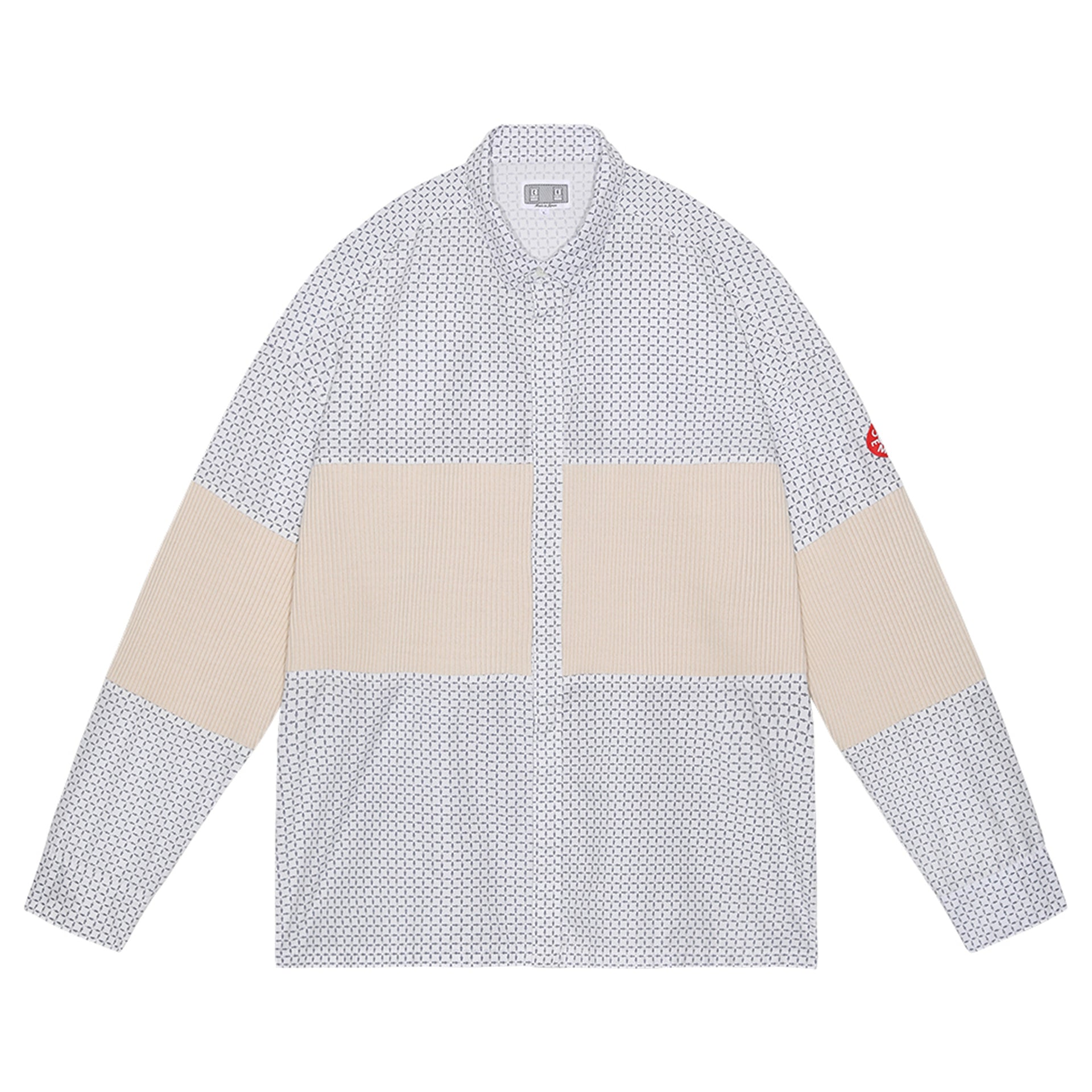 WIDE RIB CUT CONTROL BIG SHIRT / WHITE