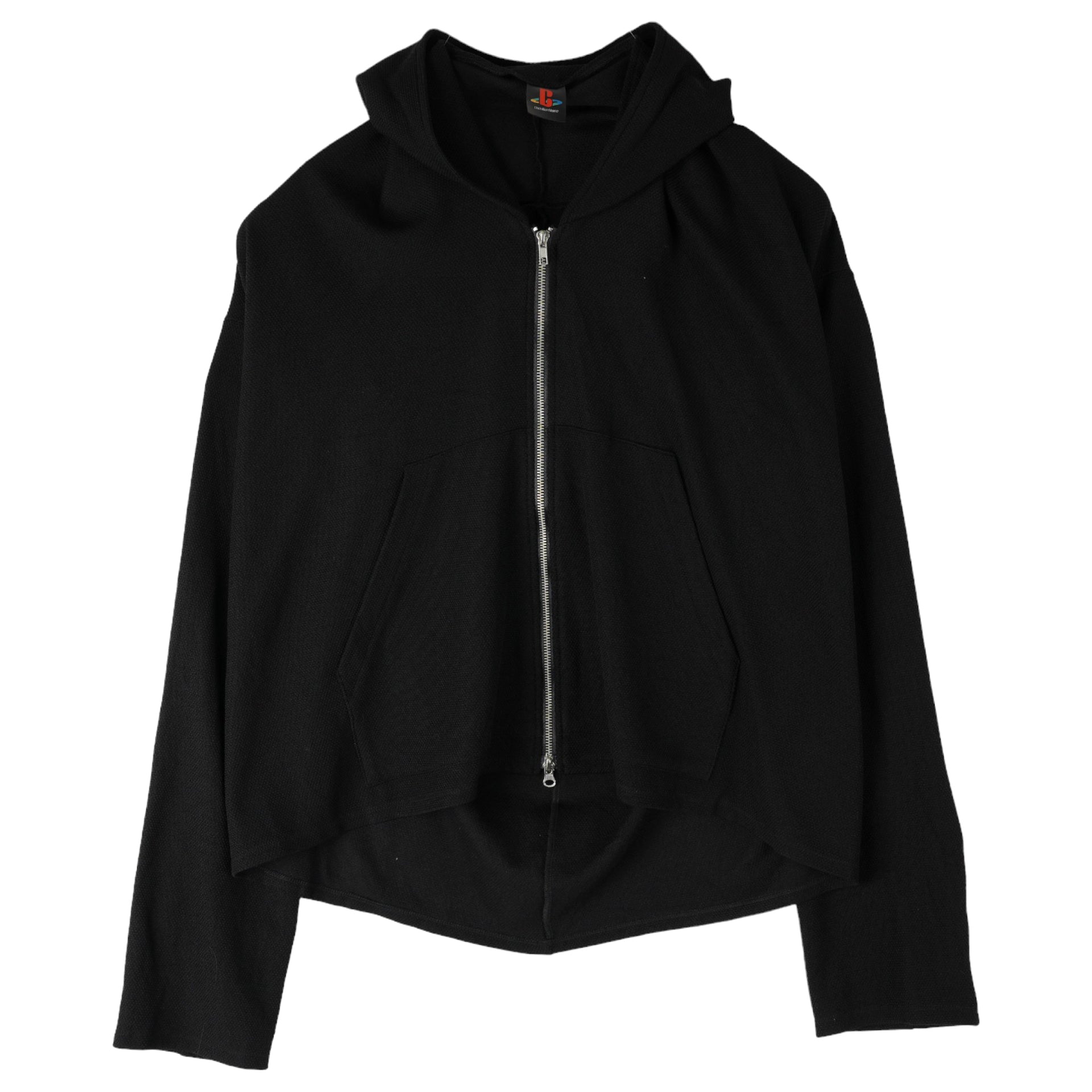 GRIM REAPER BACK DRAPE LACE ZIP UP HOODIE / PI