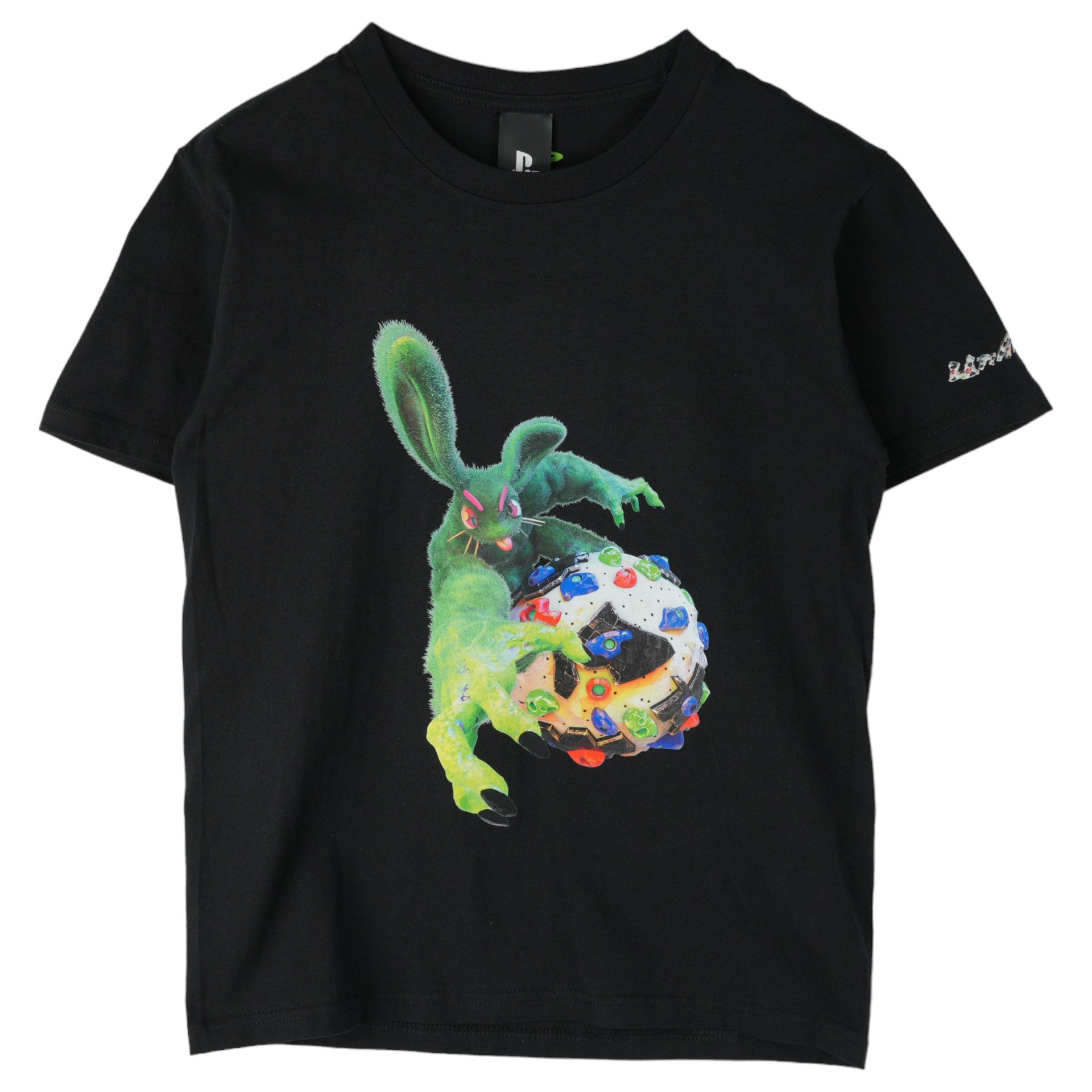 CLIMBING BUNNY HUNL T-SHIRT / BLACK