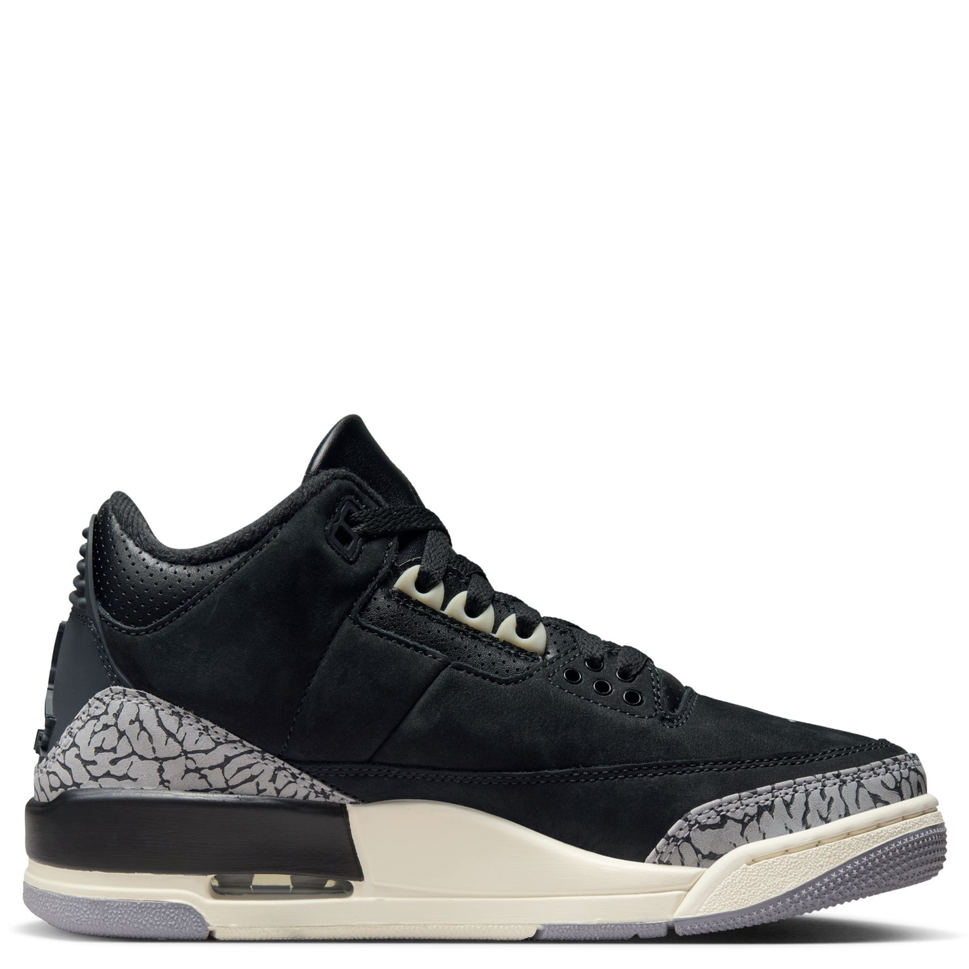 WMNS AIR JORDAN 3 RETRO / 001:OFF NOIR/BLACK-SAIL