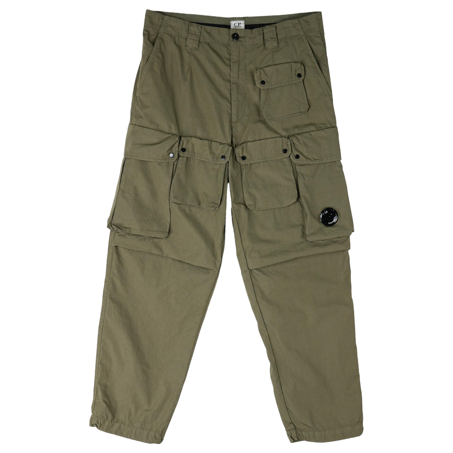 RIP STOP LOOSE CARGO PANTS / 627:AGAVE GREEN