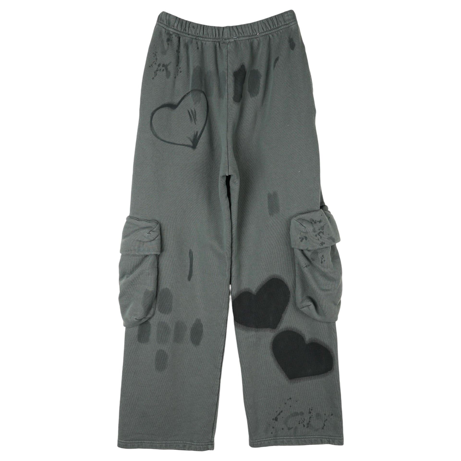 CARGO SWEATPANT / BLACK HEART BURST