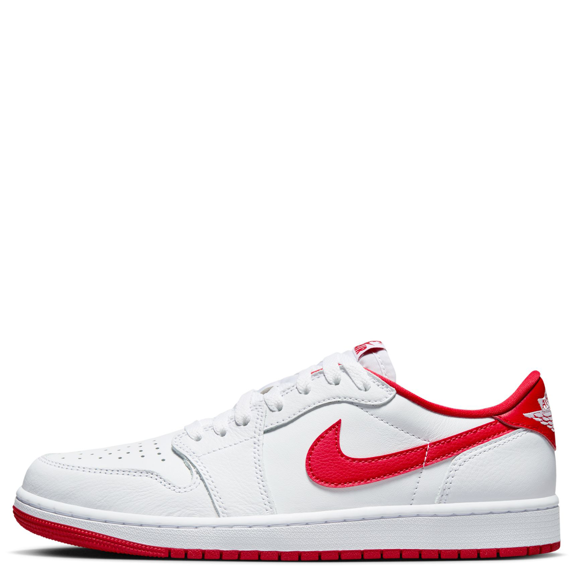 AIR JORDAN 1 RETRO LOW OG / 161:WHITE/UNIVERSITY RED-WHITE