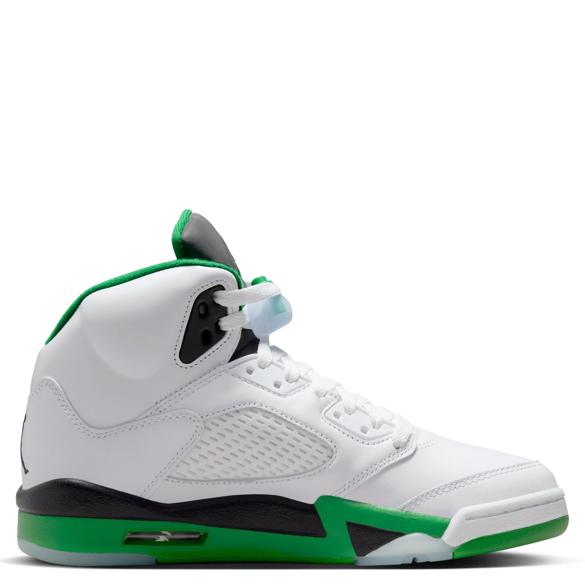 WMNS AIR JORDAN 5 RETRO / 103:WHITE/LUCKY GREEN-BLACK