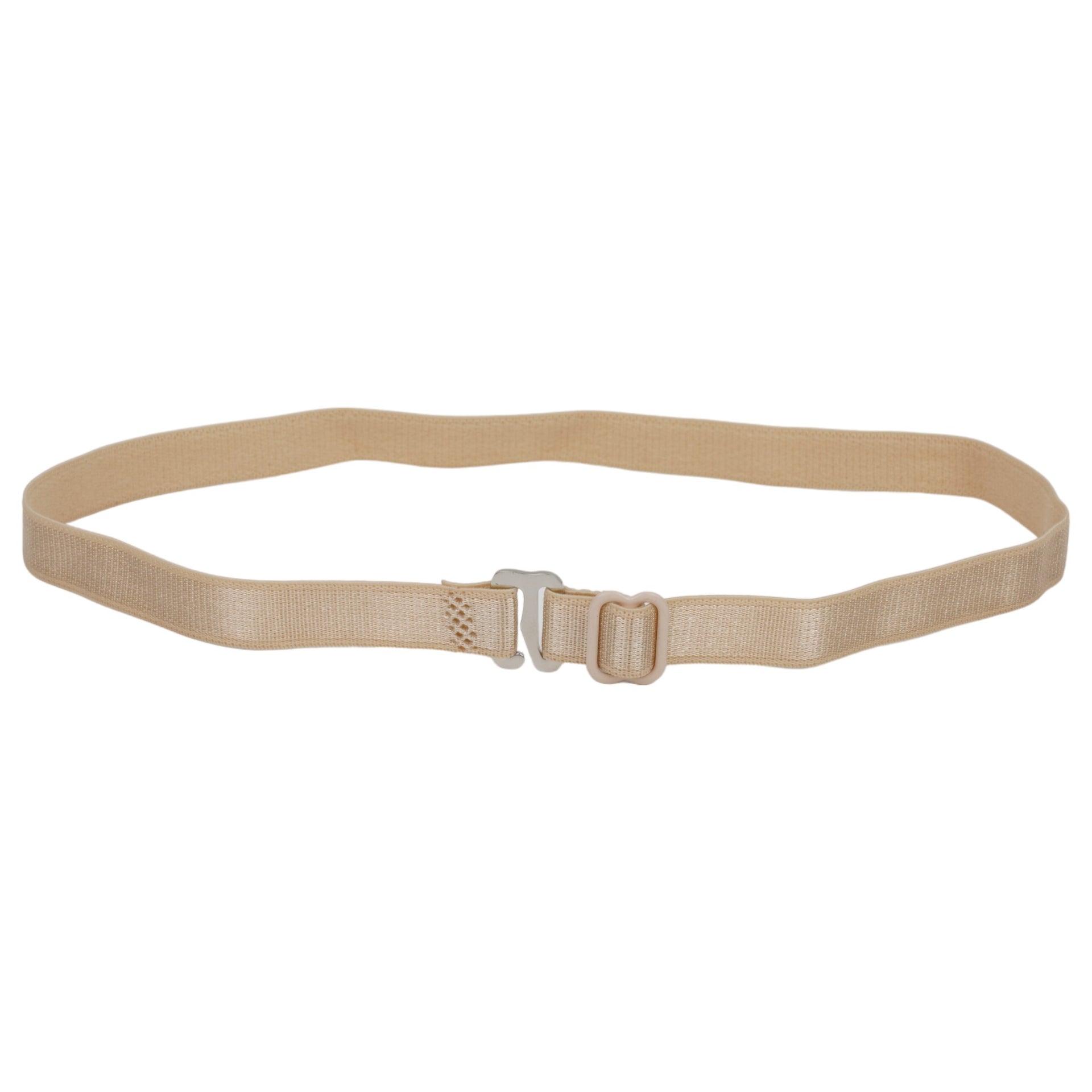 BRA STRAP CHOKER / BEIGE/SILVER