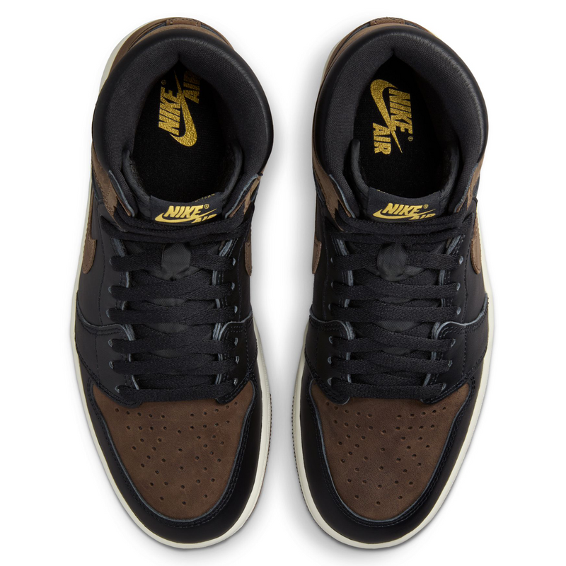 AIR JORDAN 1 RETRO HIGH OG / 020:BLACK/METALLIC GOLD/PALOMINO