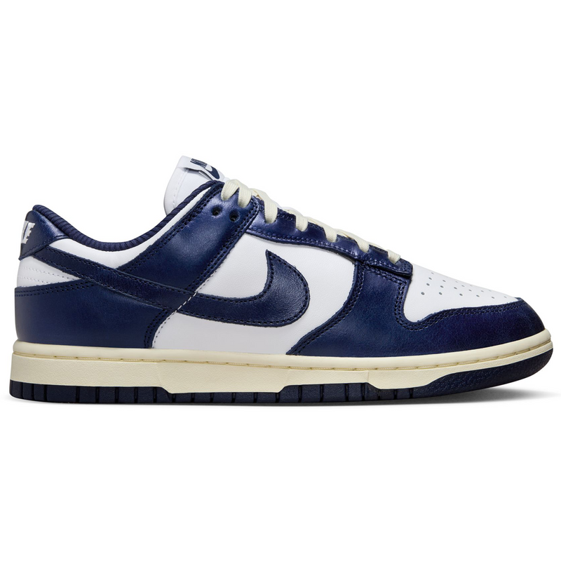 Dunk Low PRM Midnight Navy and White
