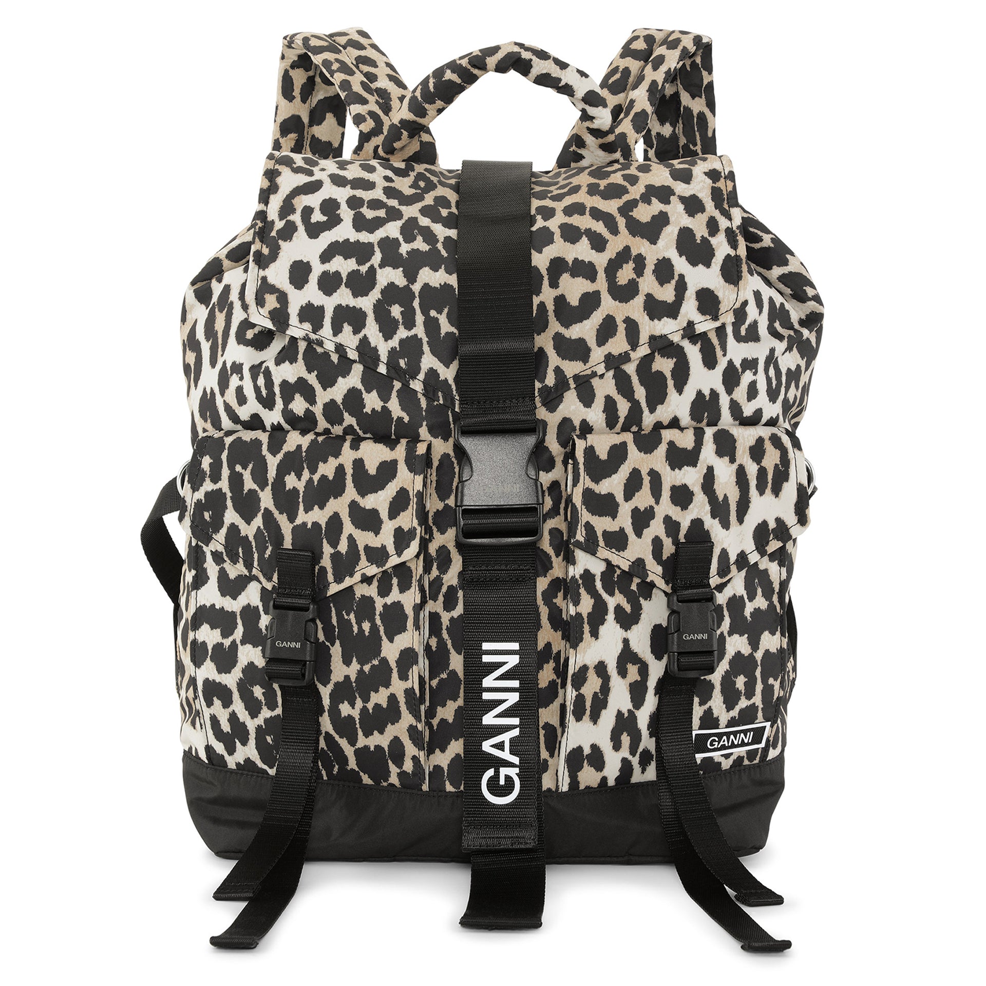 RECYCLED TECH BACKPACK PRINT / 943:LEOPARD