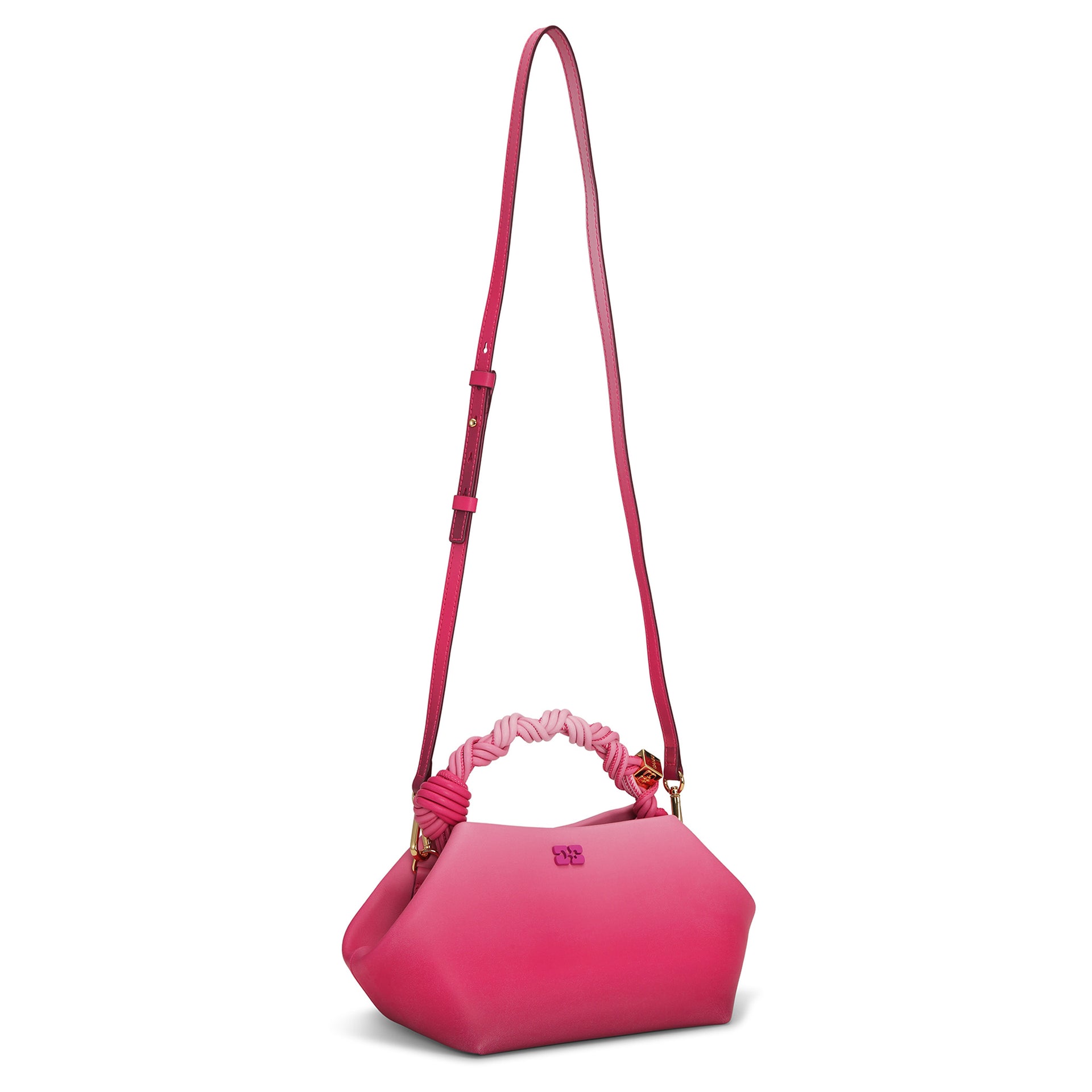 GANNI BOU BAG SMALL GRADIENT / 514:HOT PINK