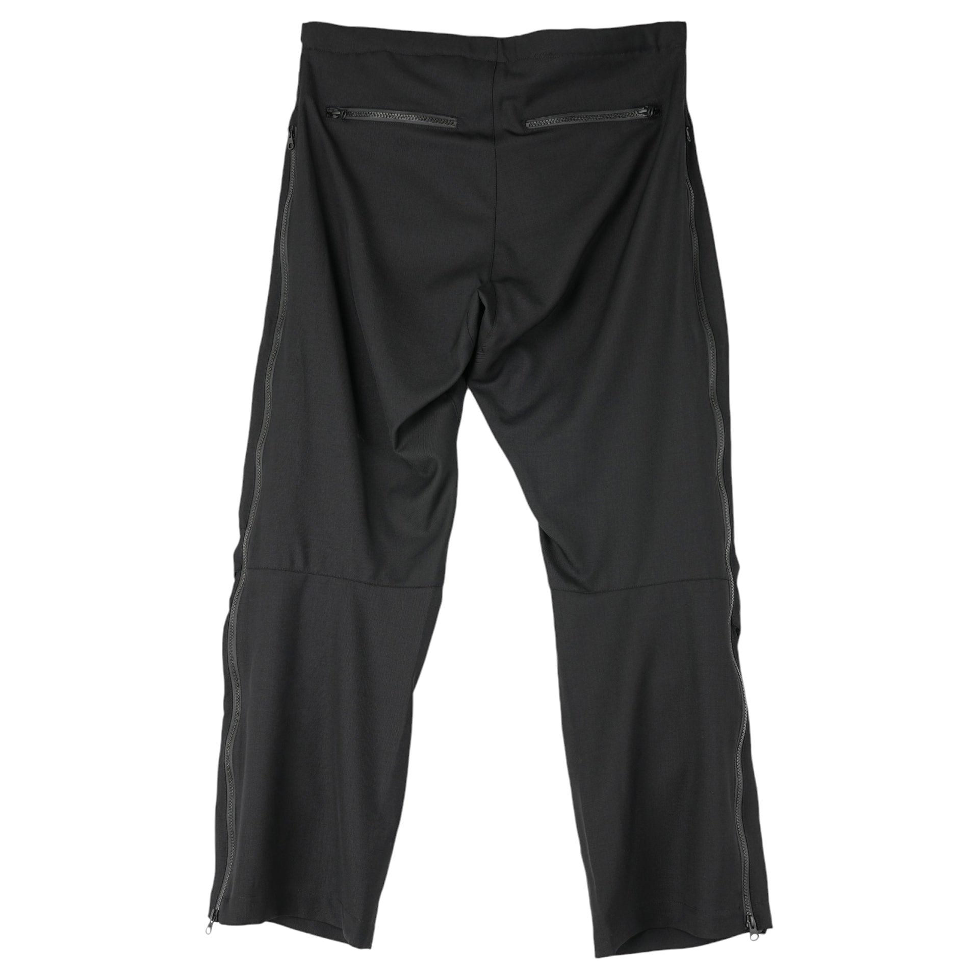 WOOL ARC PANTS / BLACK