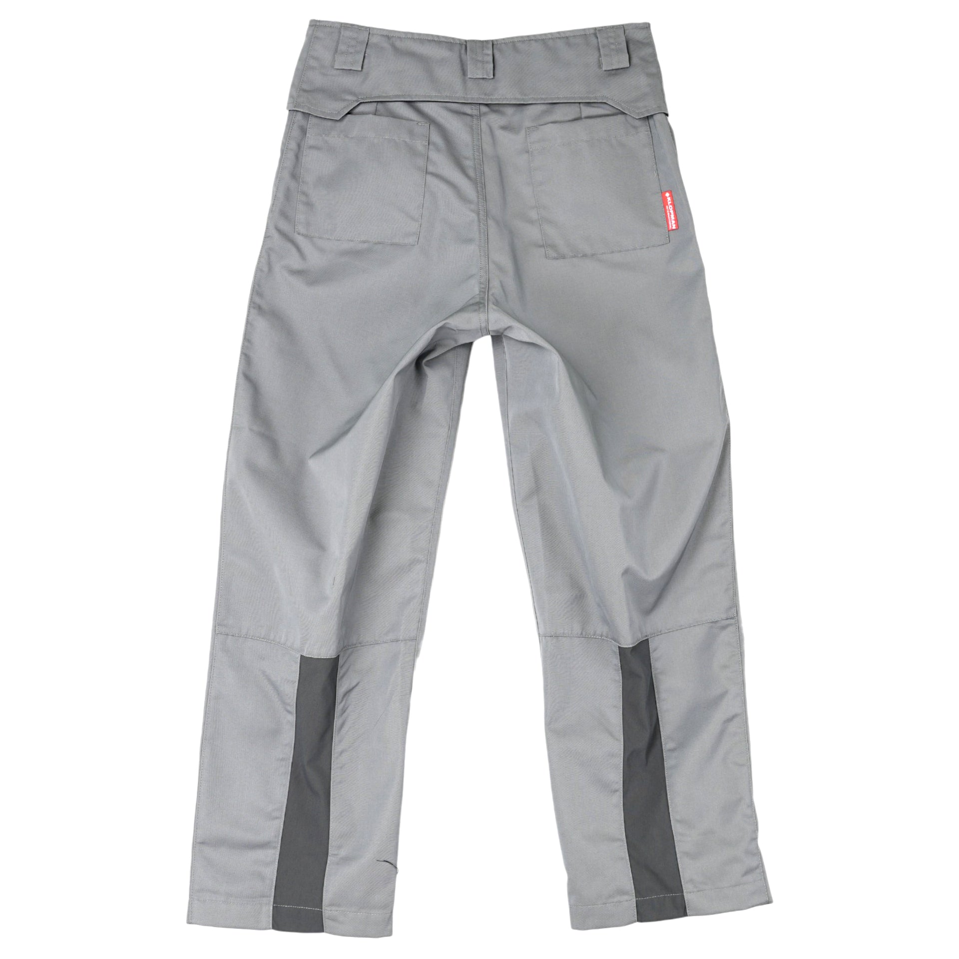 FOLDED BELT PANTS / STEEL GREY