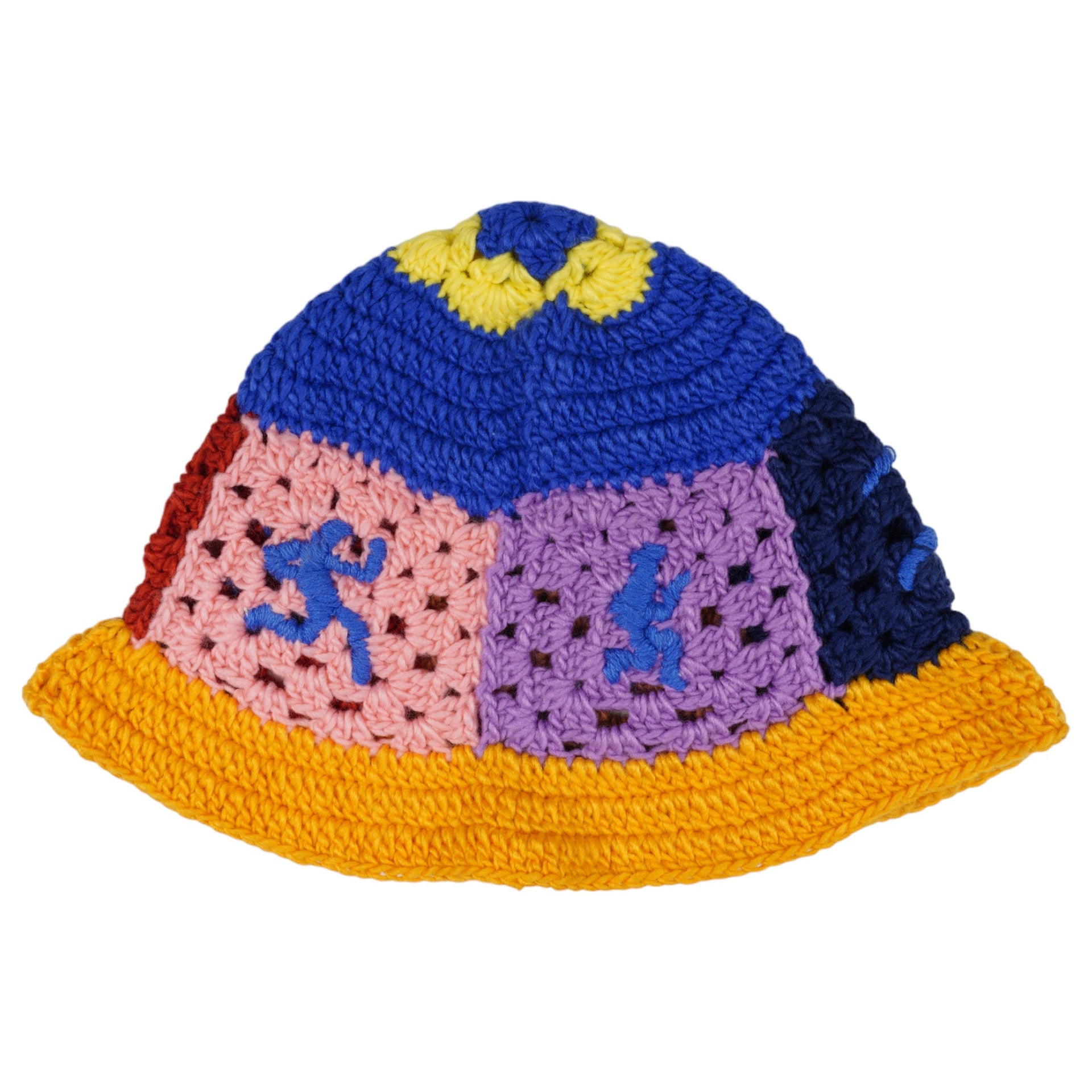 RUNNING MAN CROCHET HAT / MULTI