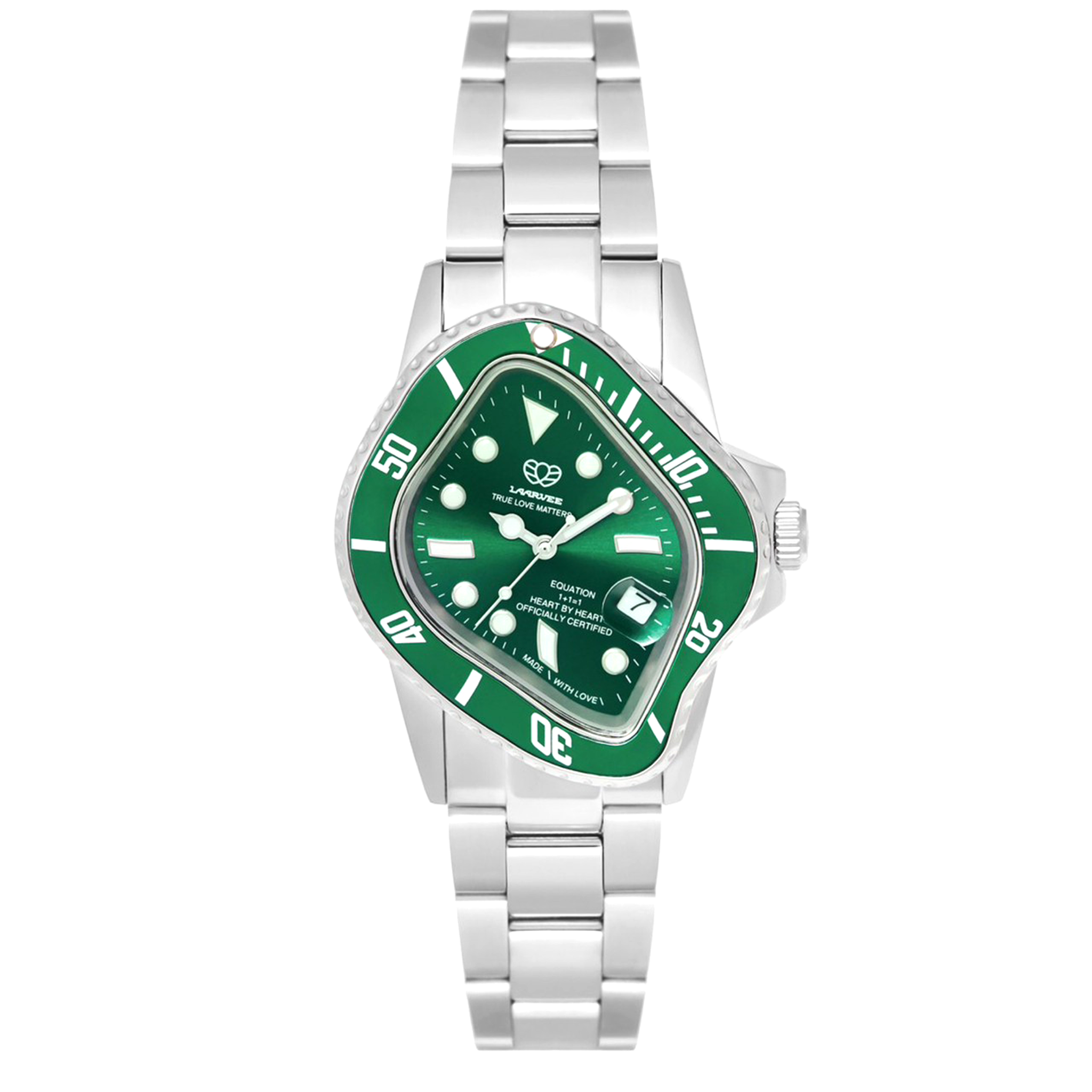 【新品未使用】 LAARVEE　腕時計　緑×緑