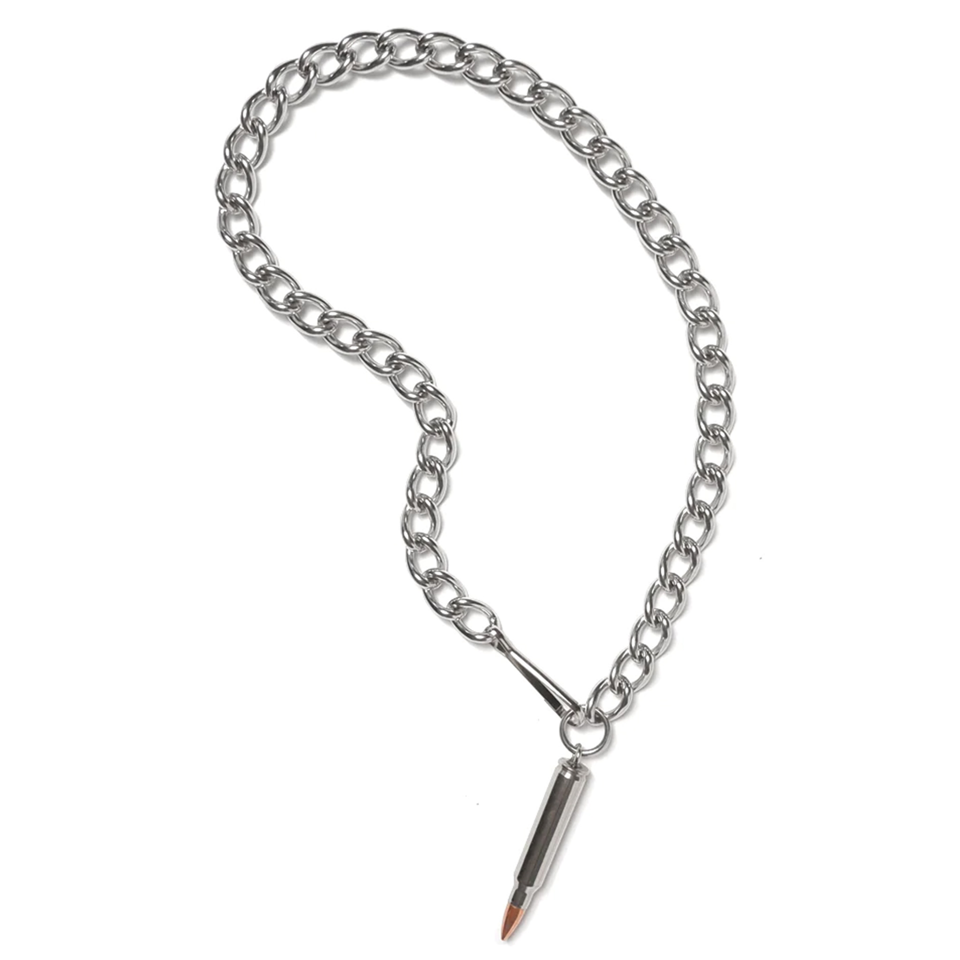 BULLETCHAIN NECKLACE / SILVER