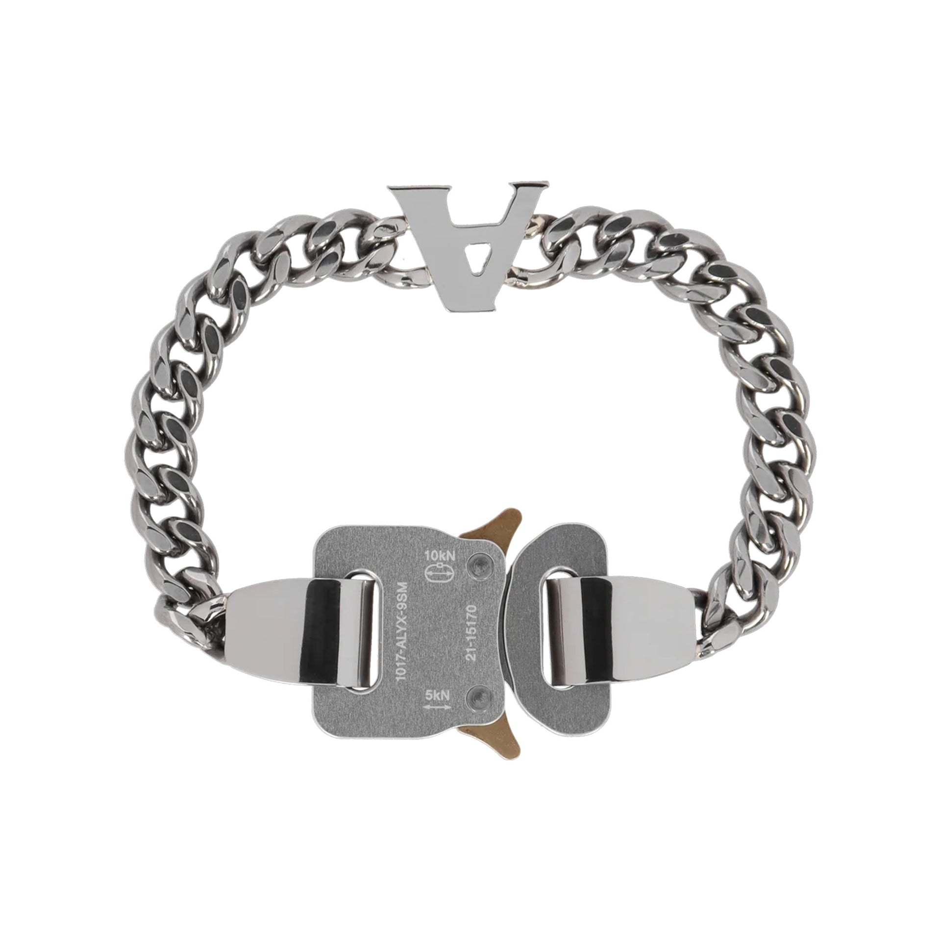 BUCKLE BRACELET WITH CHARM / GRY0002:SILVER